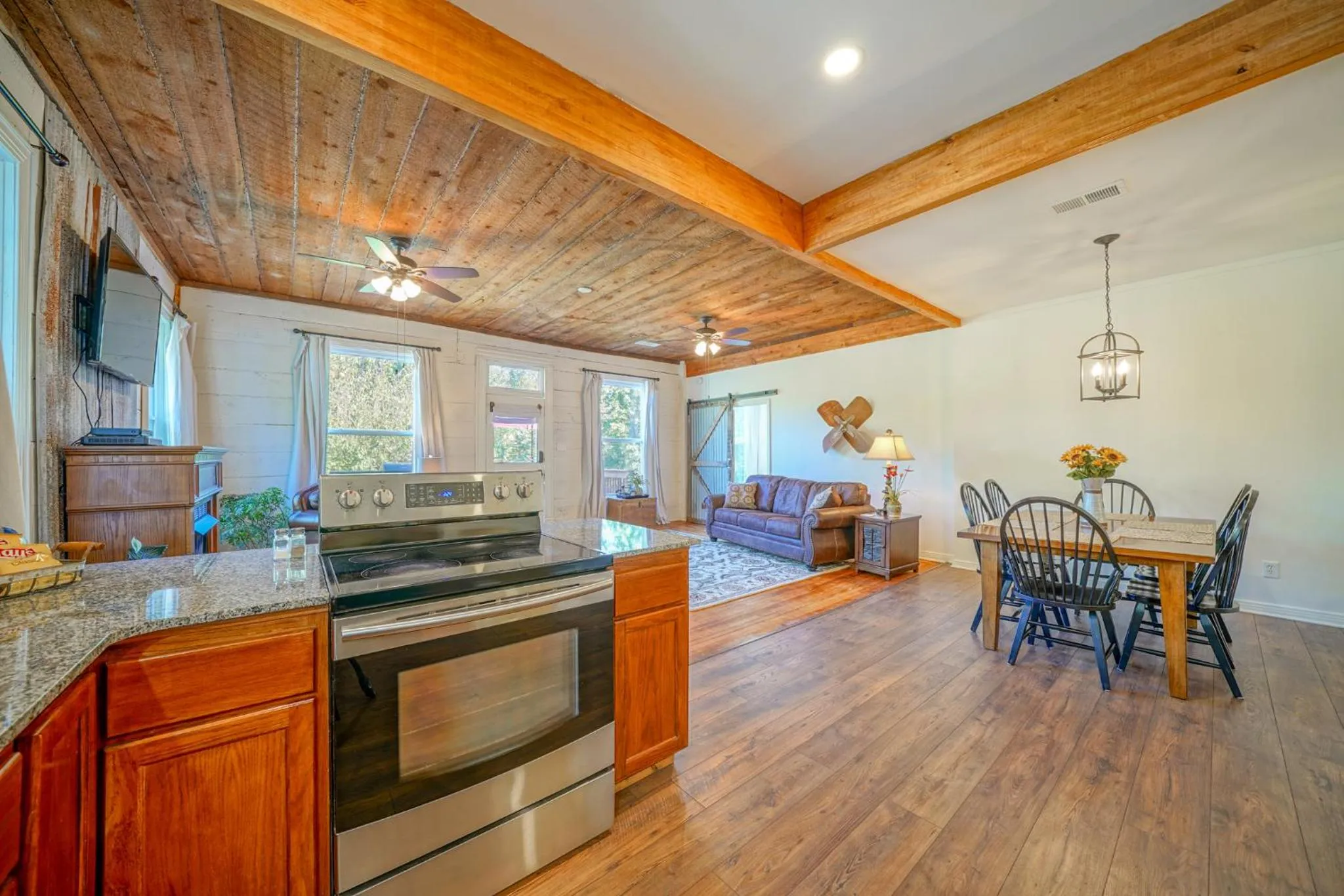 Living room in Starlight Haven Hot Springs