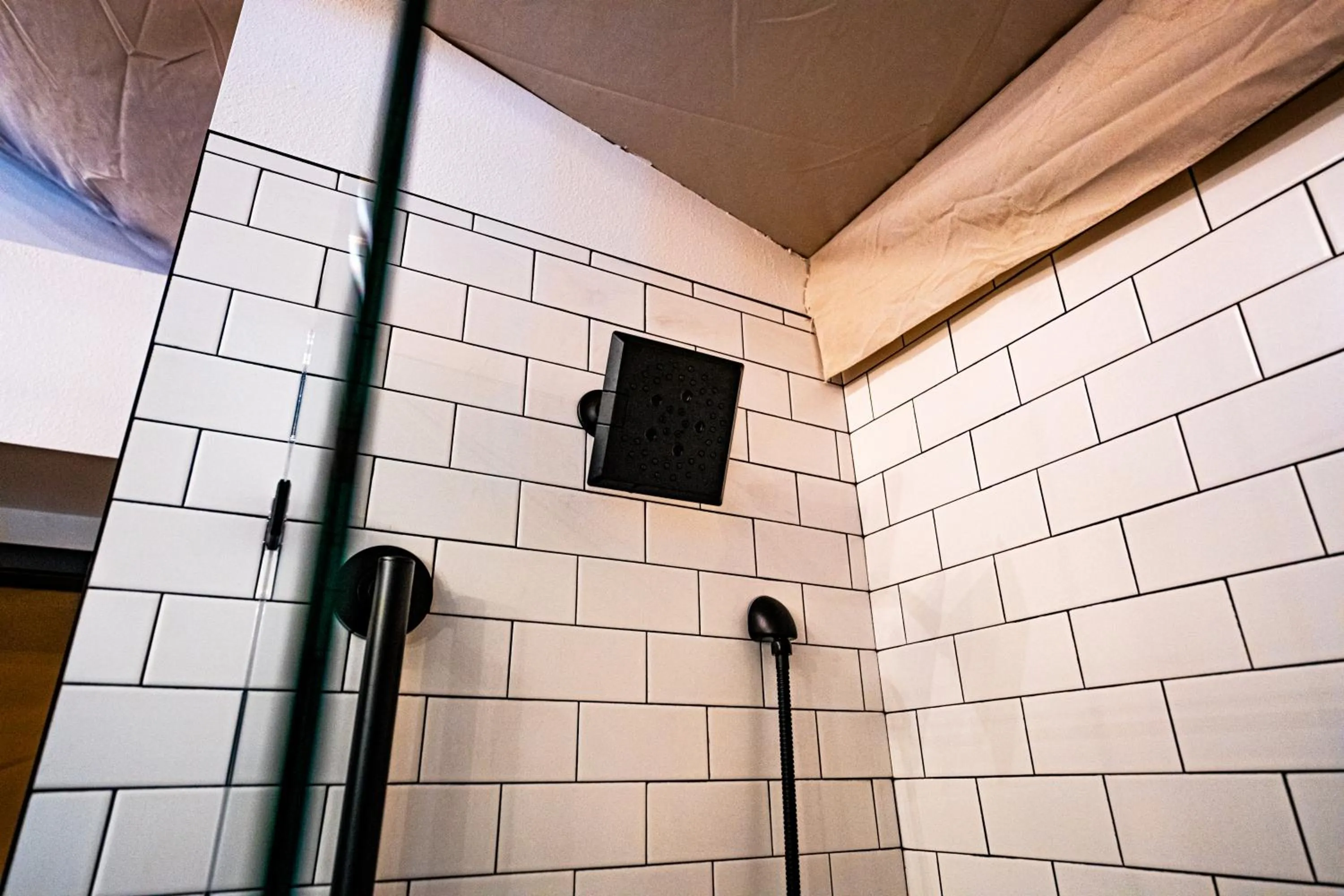 Shower in Starlight Haven Hot Springs