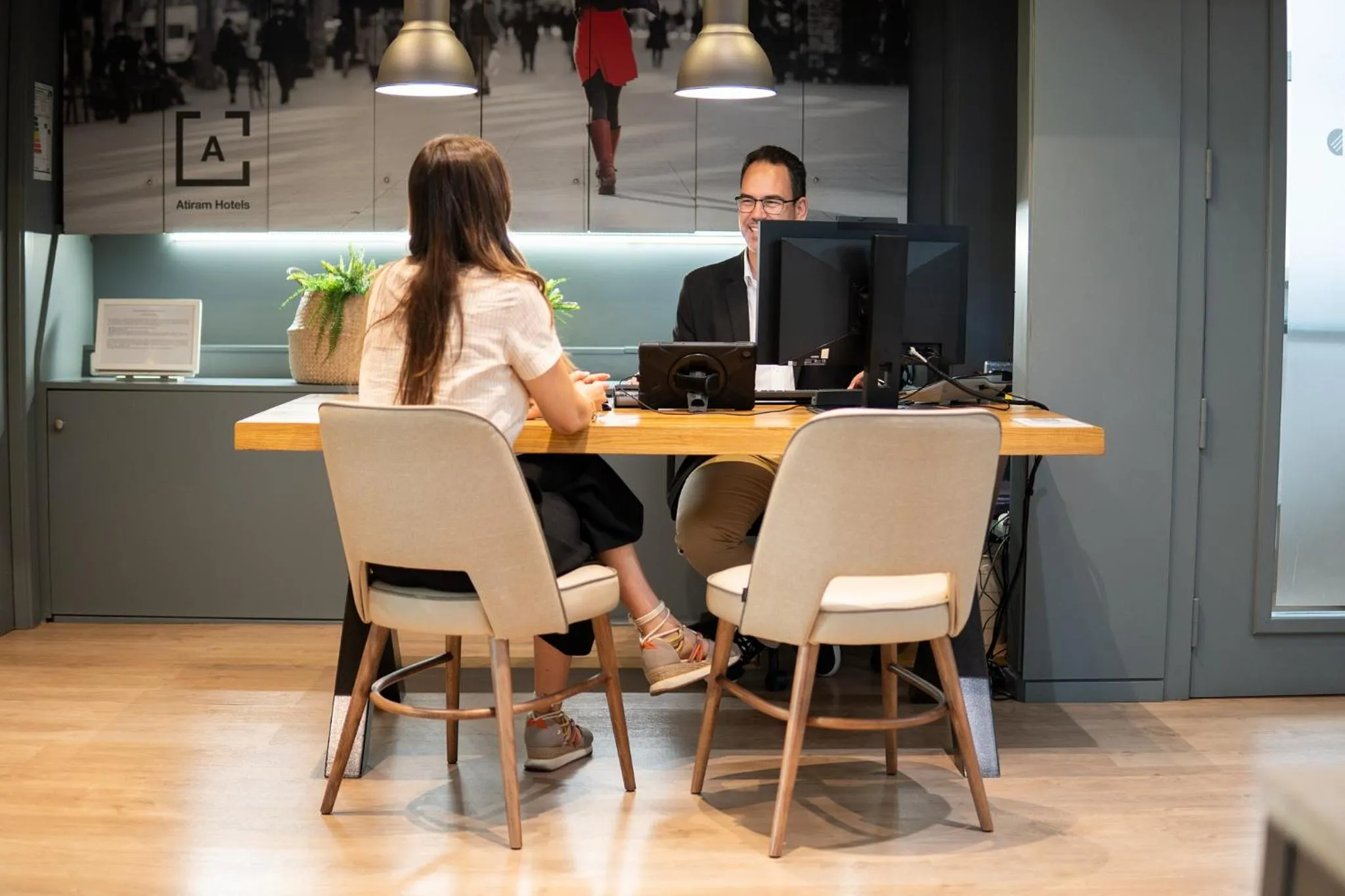 Lobby or reception in Tres Torres Atiram Hotel