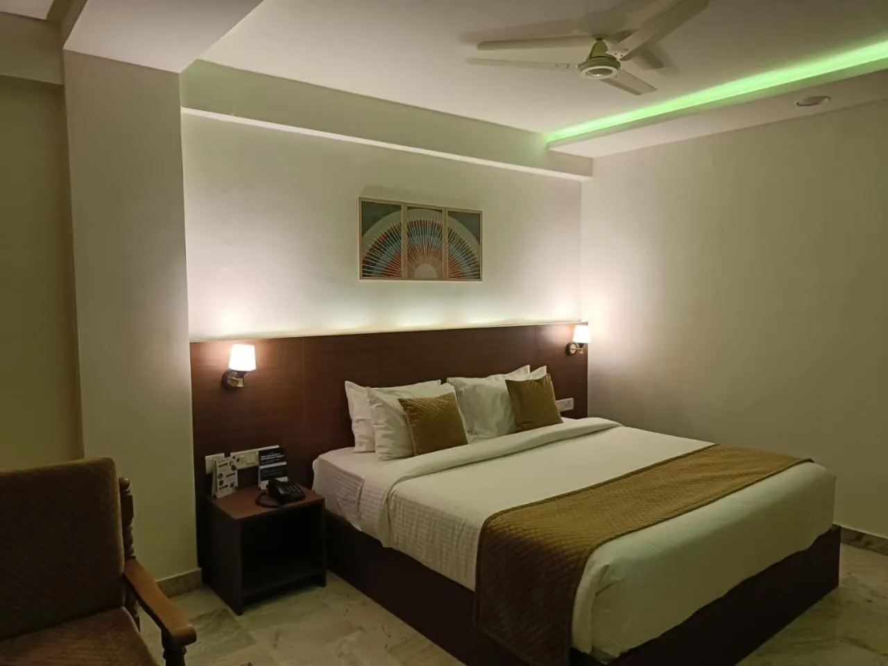 Bed in Hotel PLR Grand