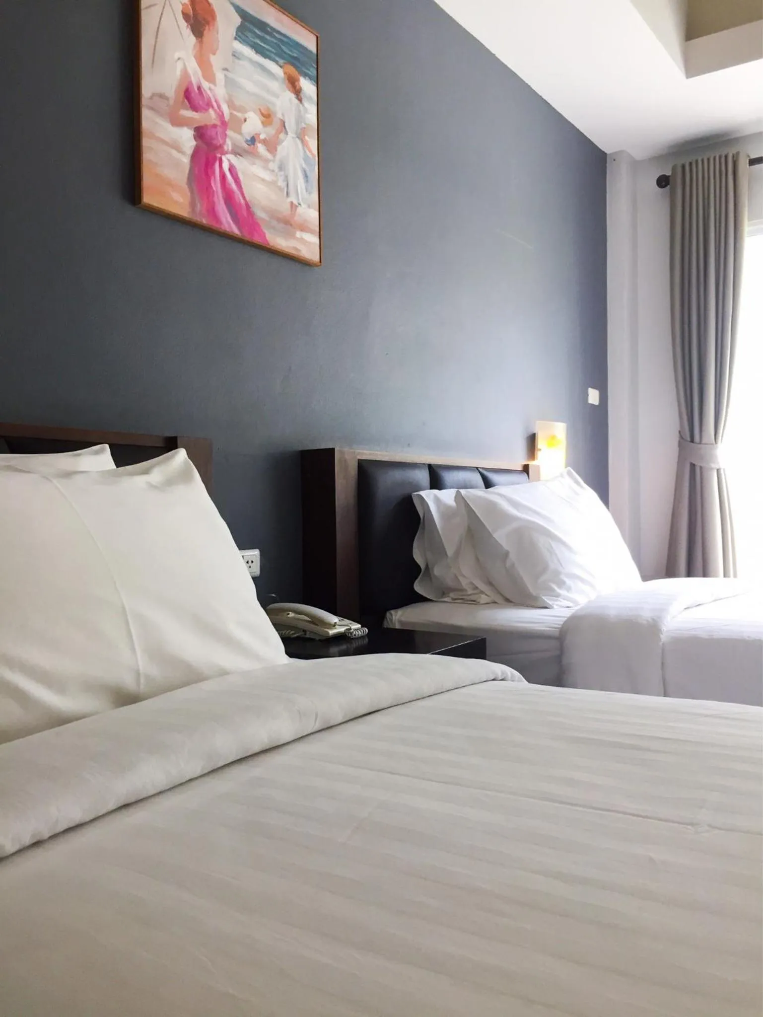 Bed in Aonang Eco Inn Krabi