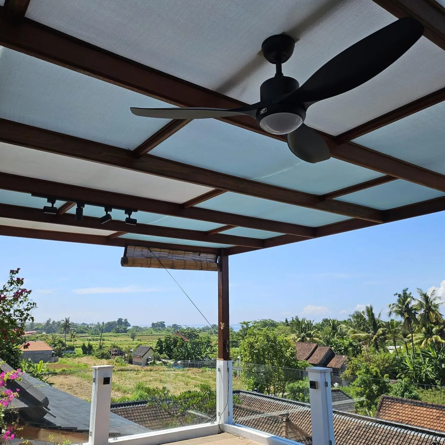 Balcony/Terrace in Villa Casablanca Surf Keramas