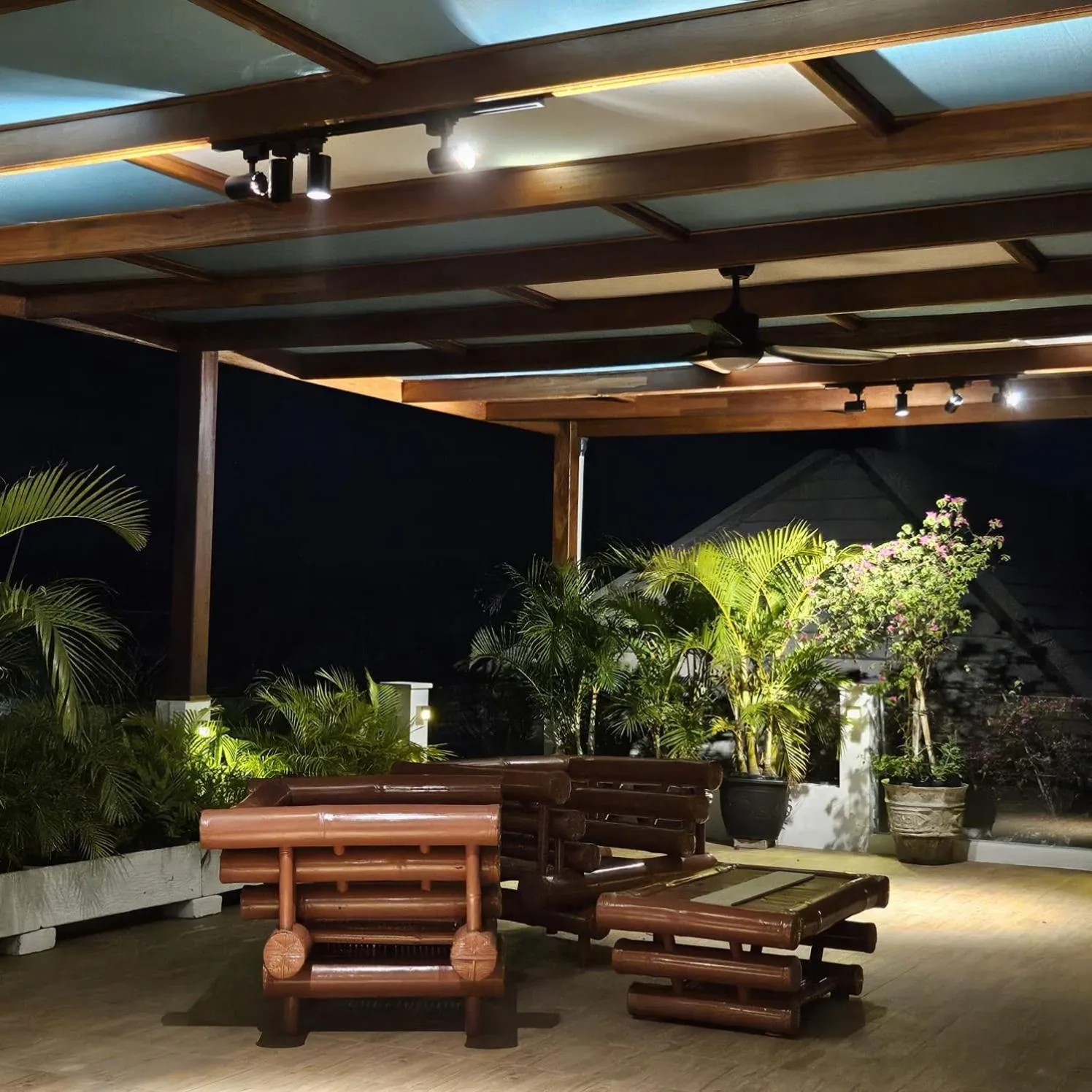 Balcony/Terrace in Villa Casablanca Surf Keramas