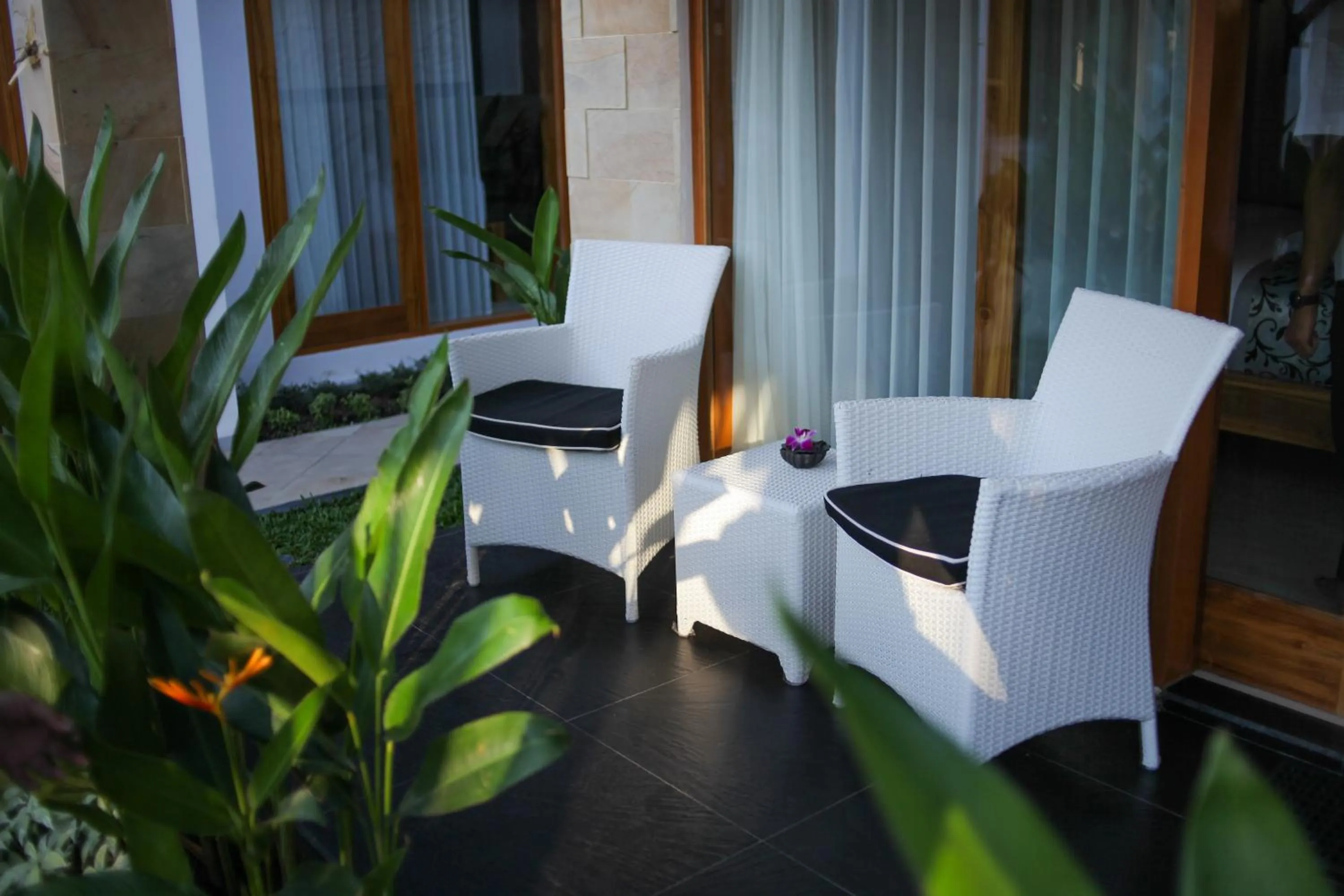 Patio in Villa Casablanca Surf Keramas