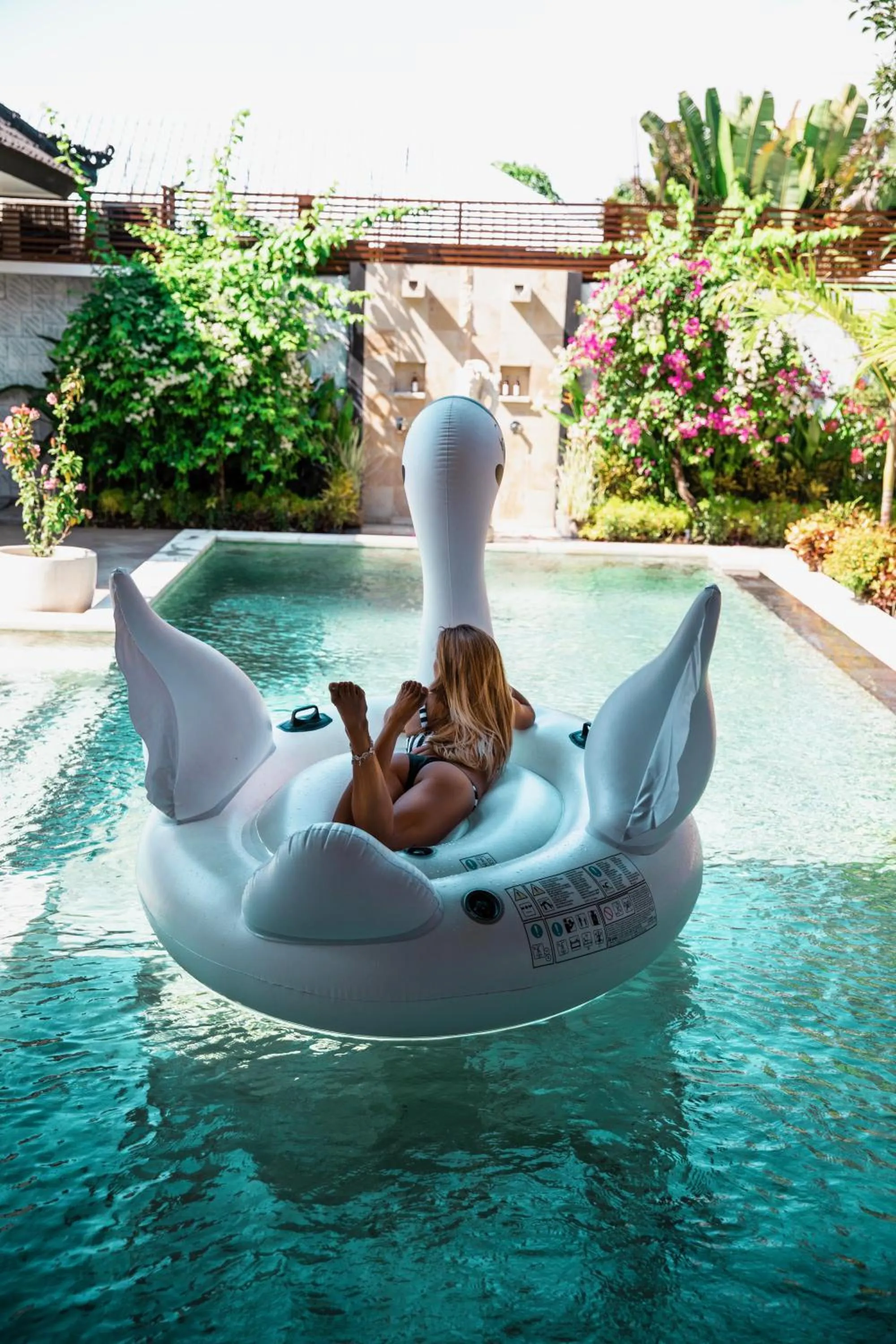 Swimming pool in Villa Casablanca Surf Keramas