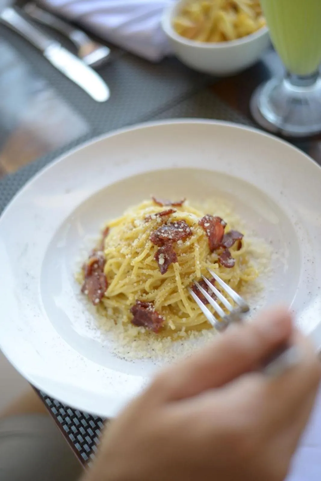 Food and drinks in Villa Casablanca Surf Keramas