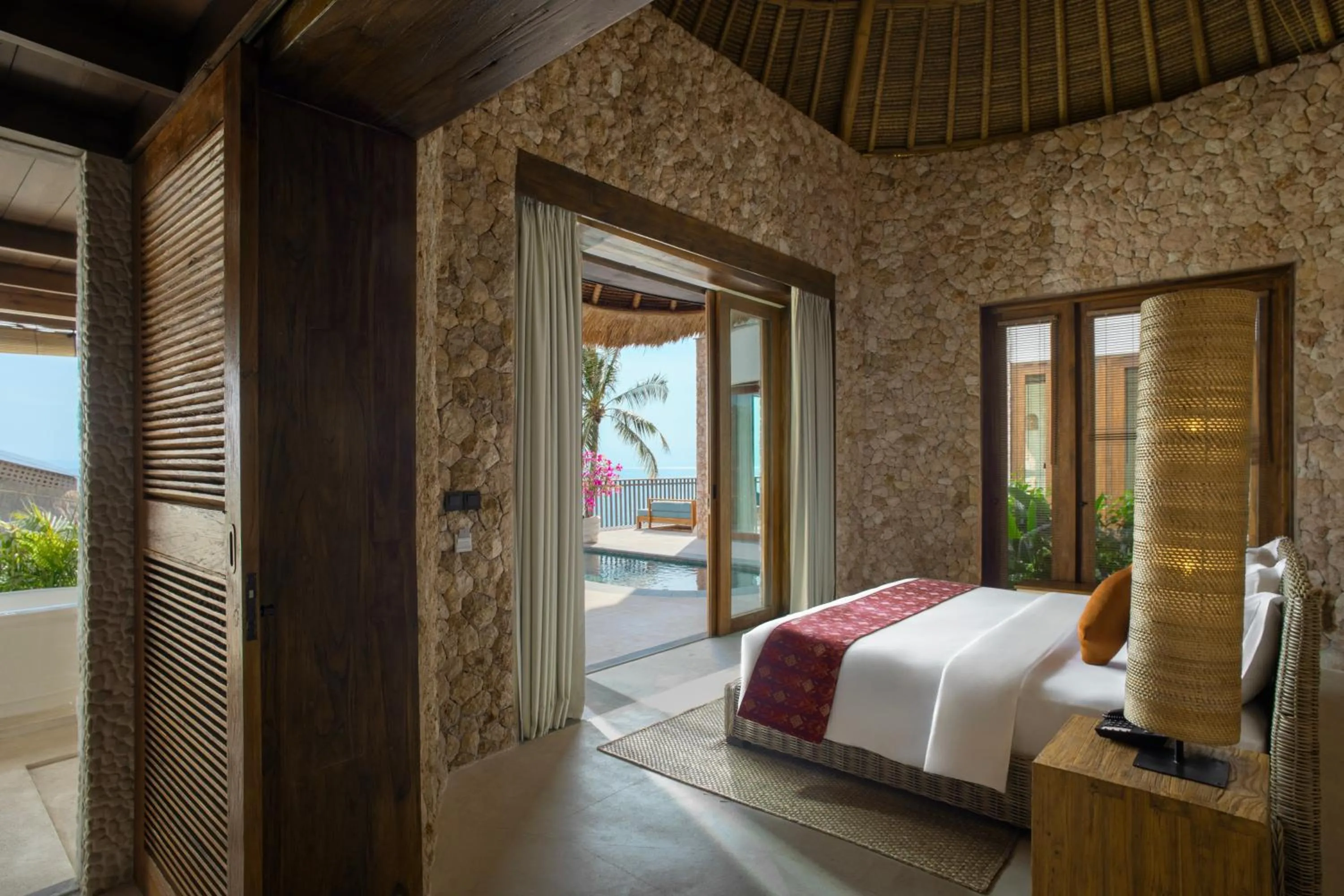 Bed in Kalandara Resort Lombok