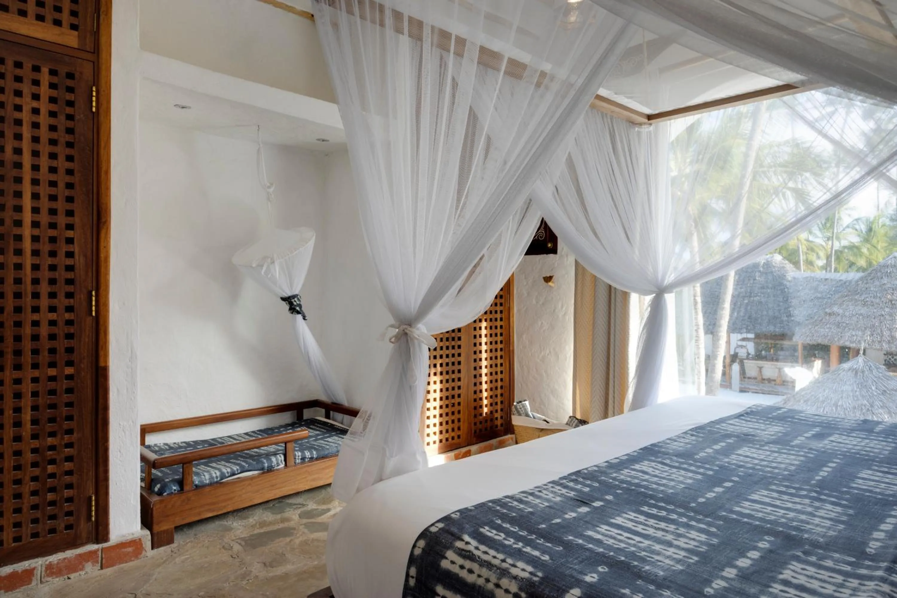 Bed in Waterlovers Beach Resort