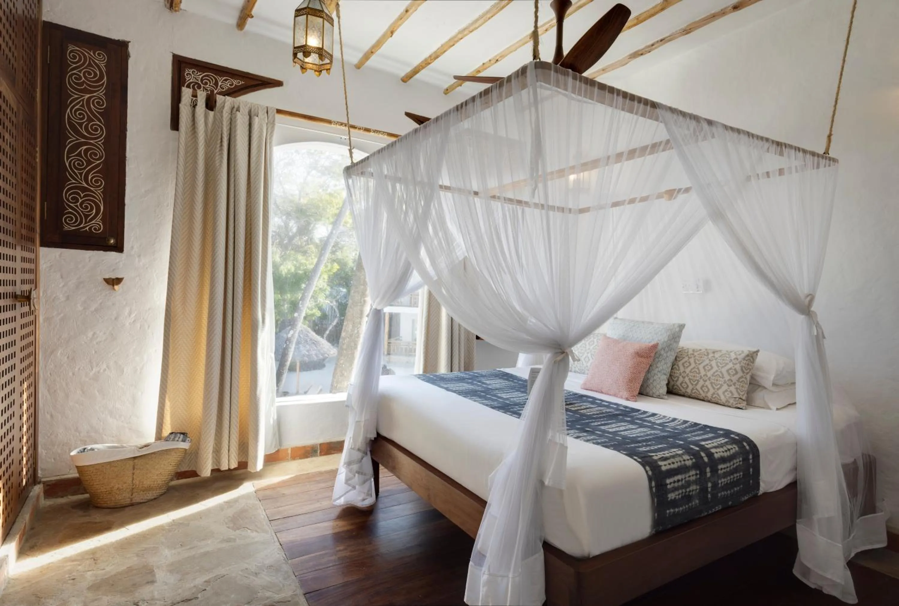 Bed in Waterlovers Beach Resort