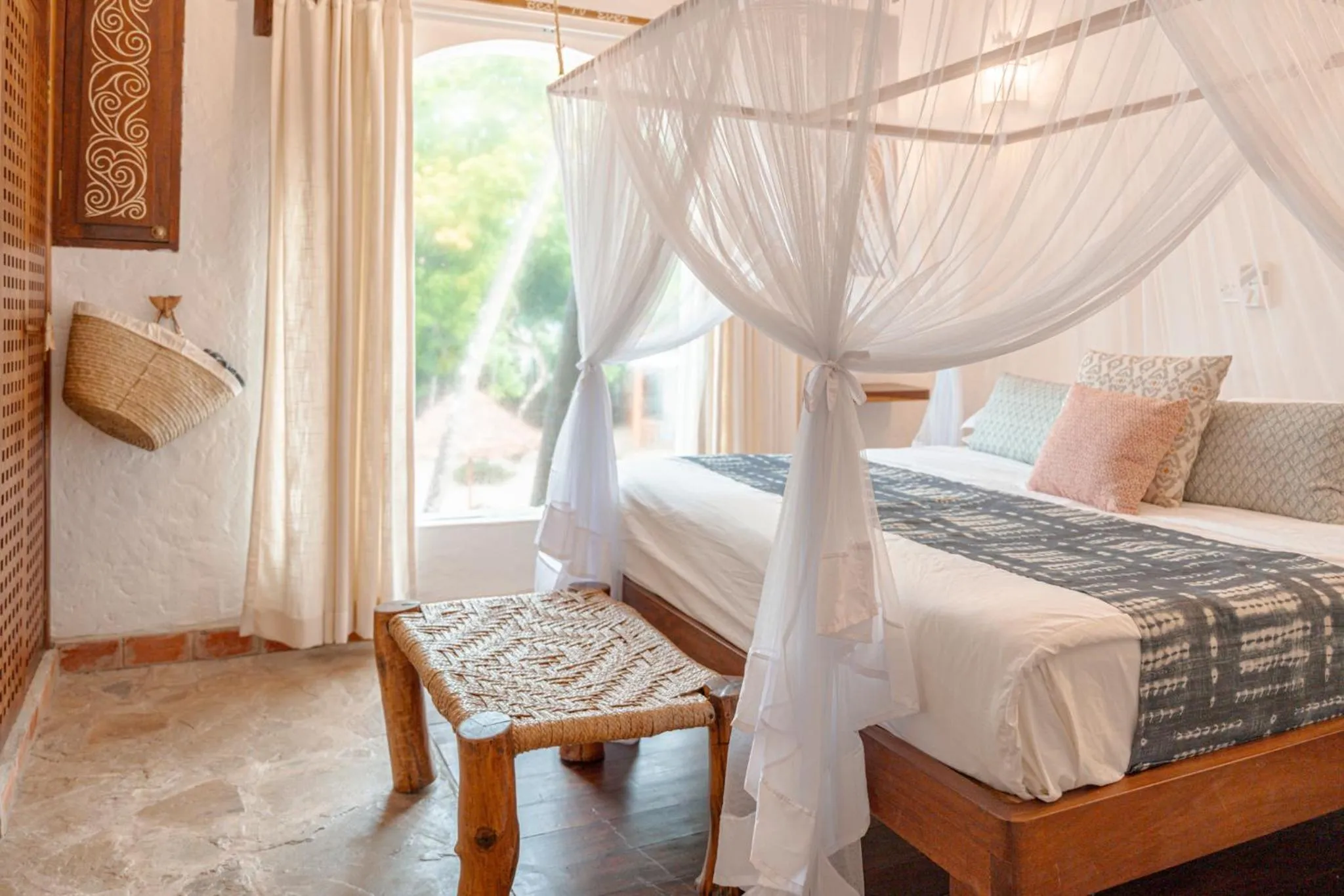 Bed in Waterlovers Beach Resort