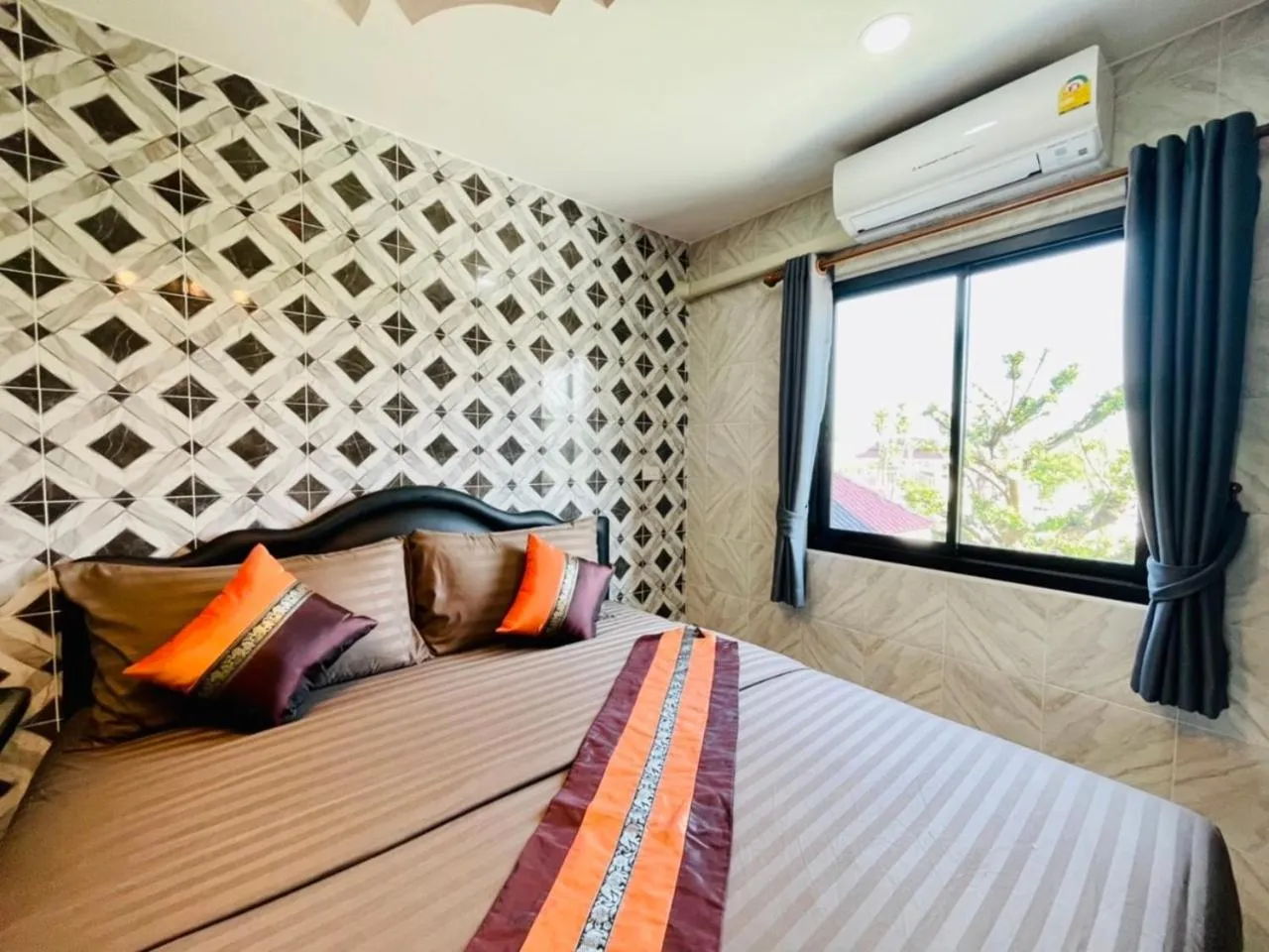 Bed in โรงแรมเรือนคุณเล็ก กานต์สินี