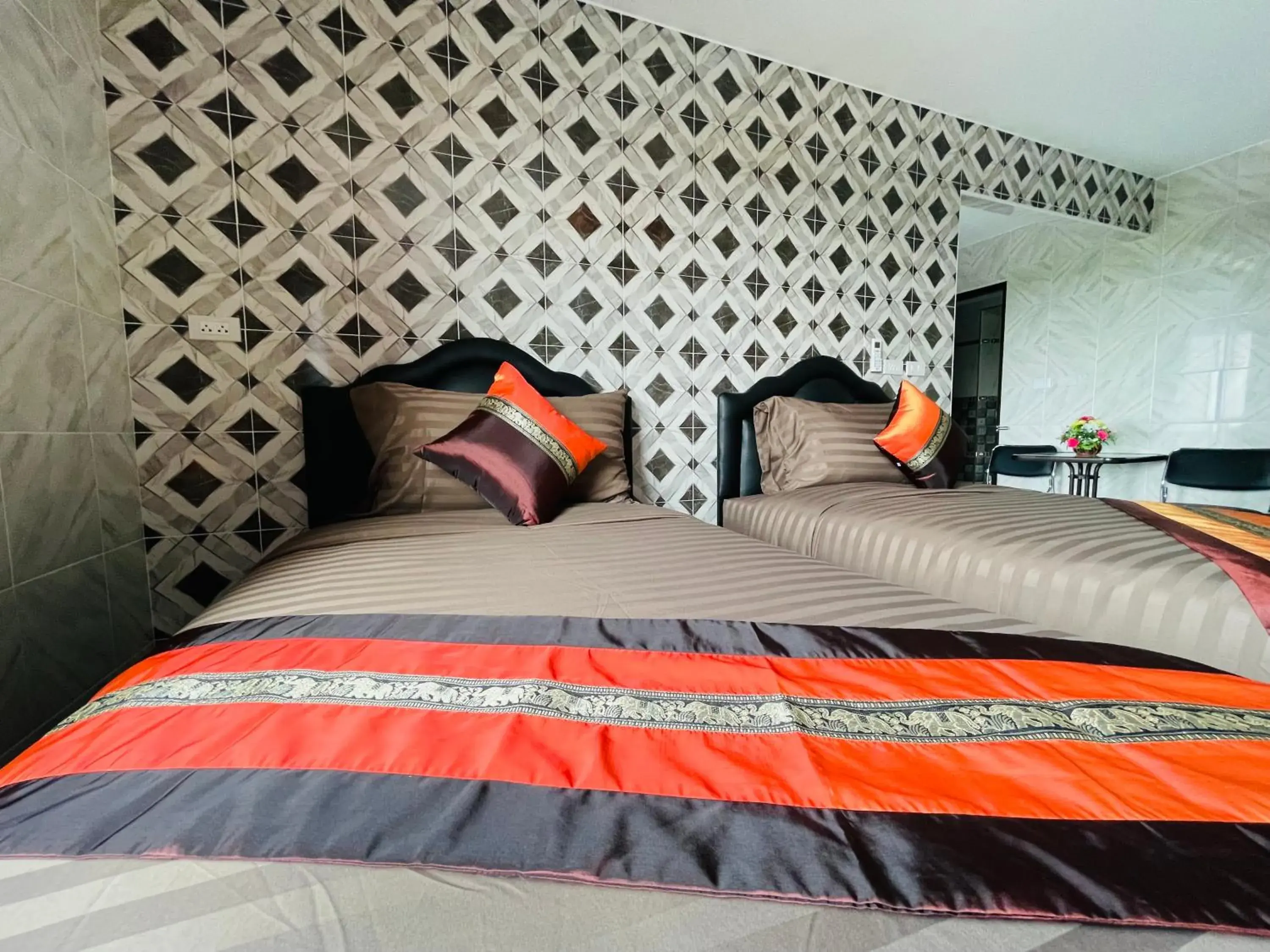 Standard Twin Room in โรงแรมเรือนคุณเล็ก กานต์สินี Standard Twin Room in โรงแรมเรือนคุณเล็ก กานต์สินี