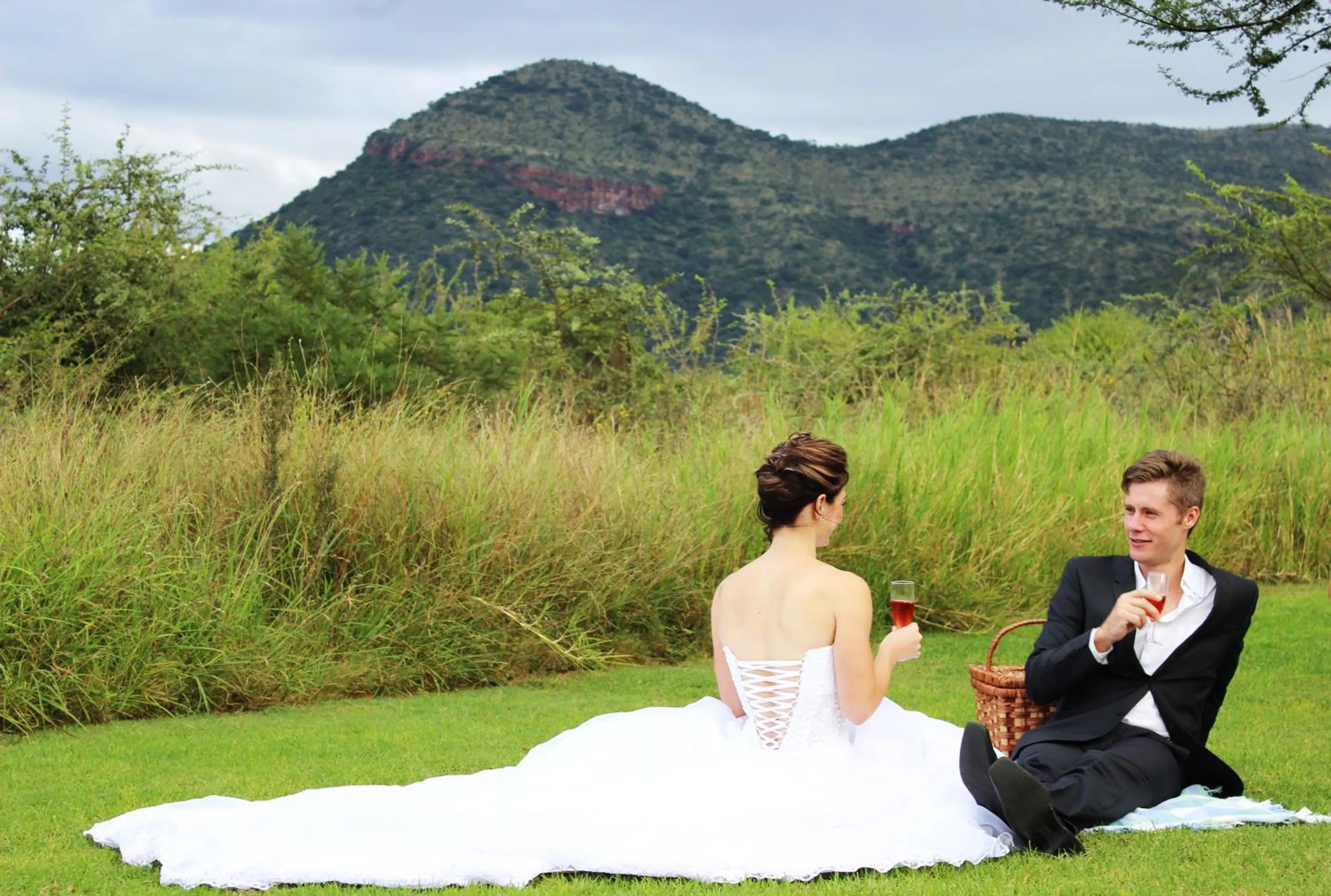 Mountain view in Lapeng Guest Lodge