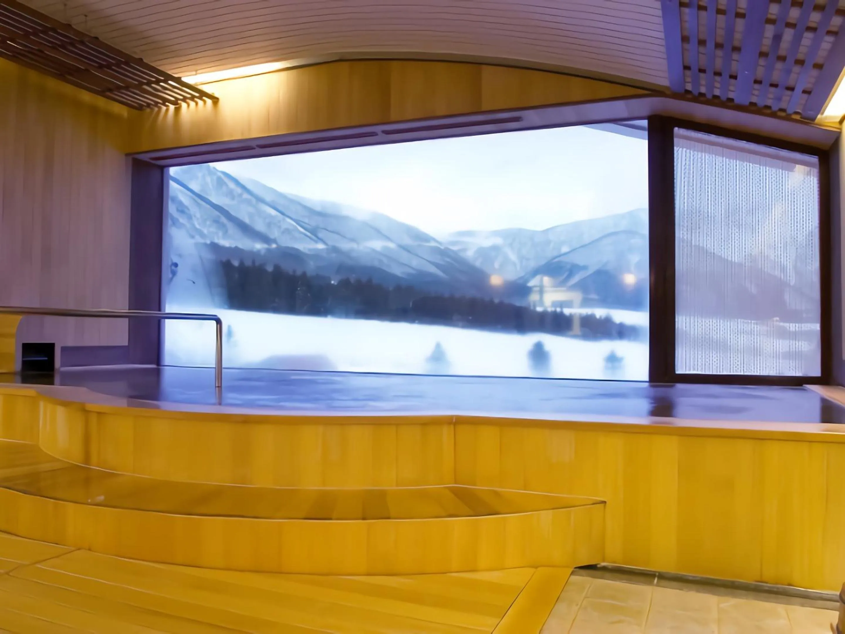 Hot Spring Bath in Hotel Onikoube