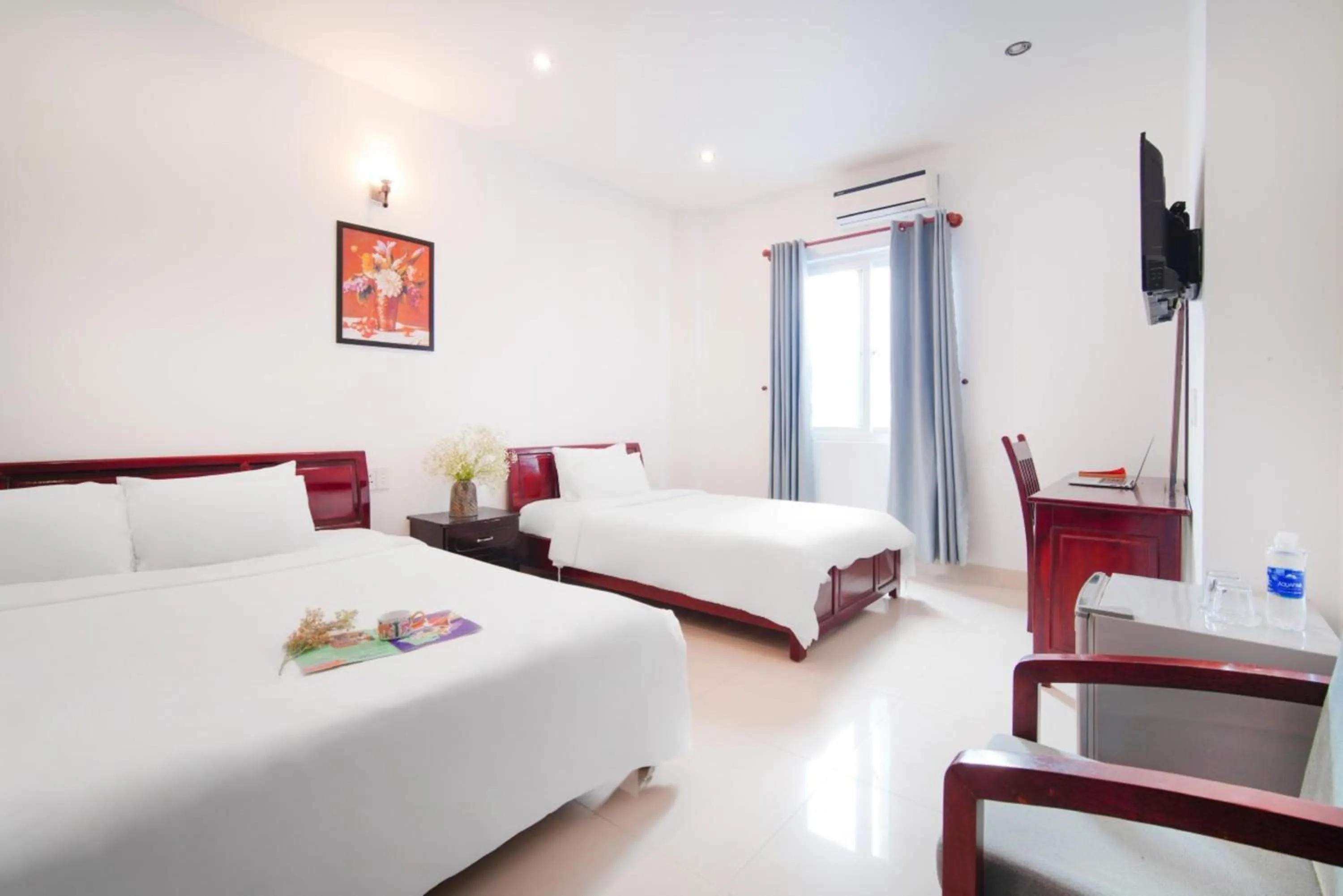 Bed in SKY APARTMENT & HOTEL