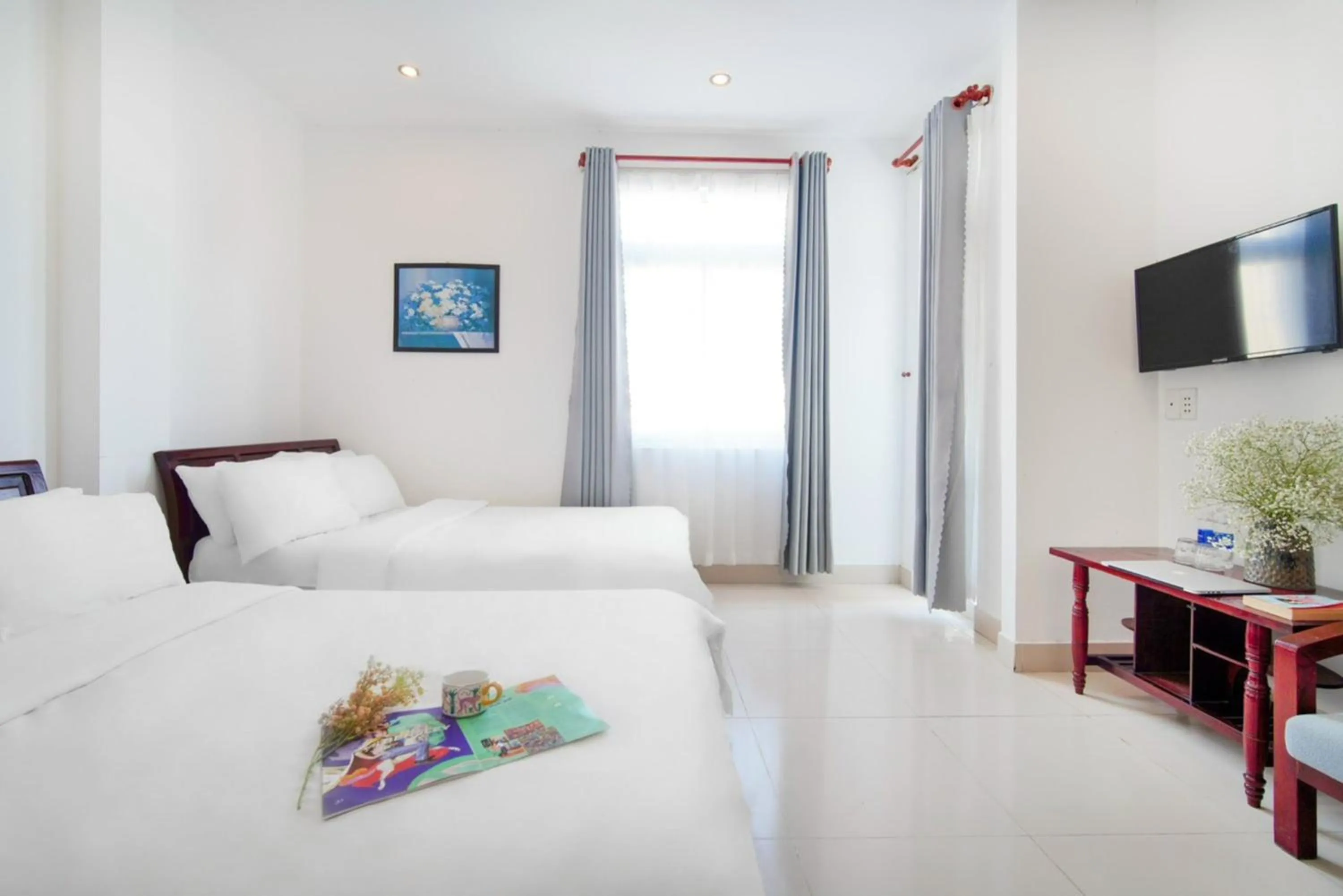 Bed in SKY APARTMENT & HOTEL