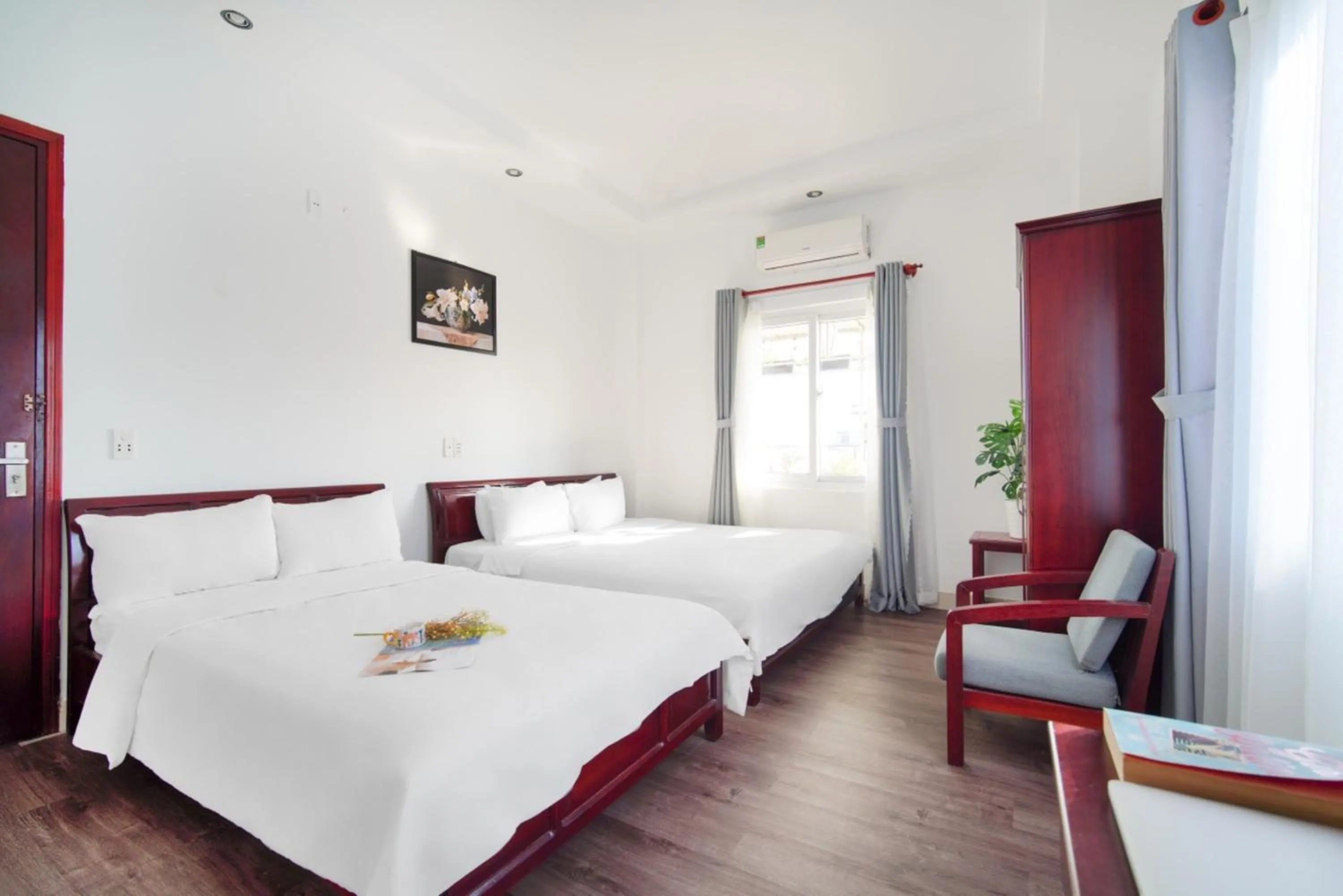 Bed in SKY APARTMENT & HOTEL