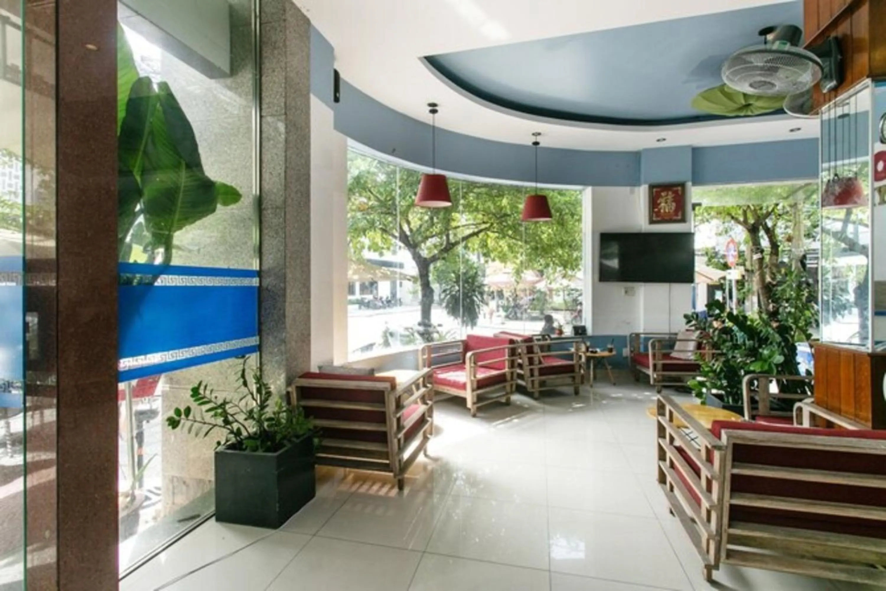 Lobby or reception in SKY APARTMENT & HOTEL