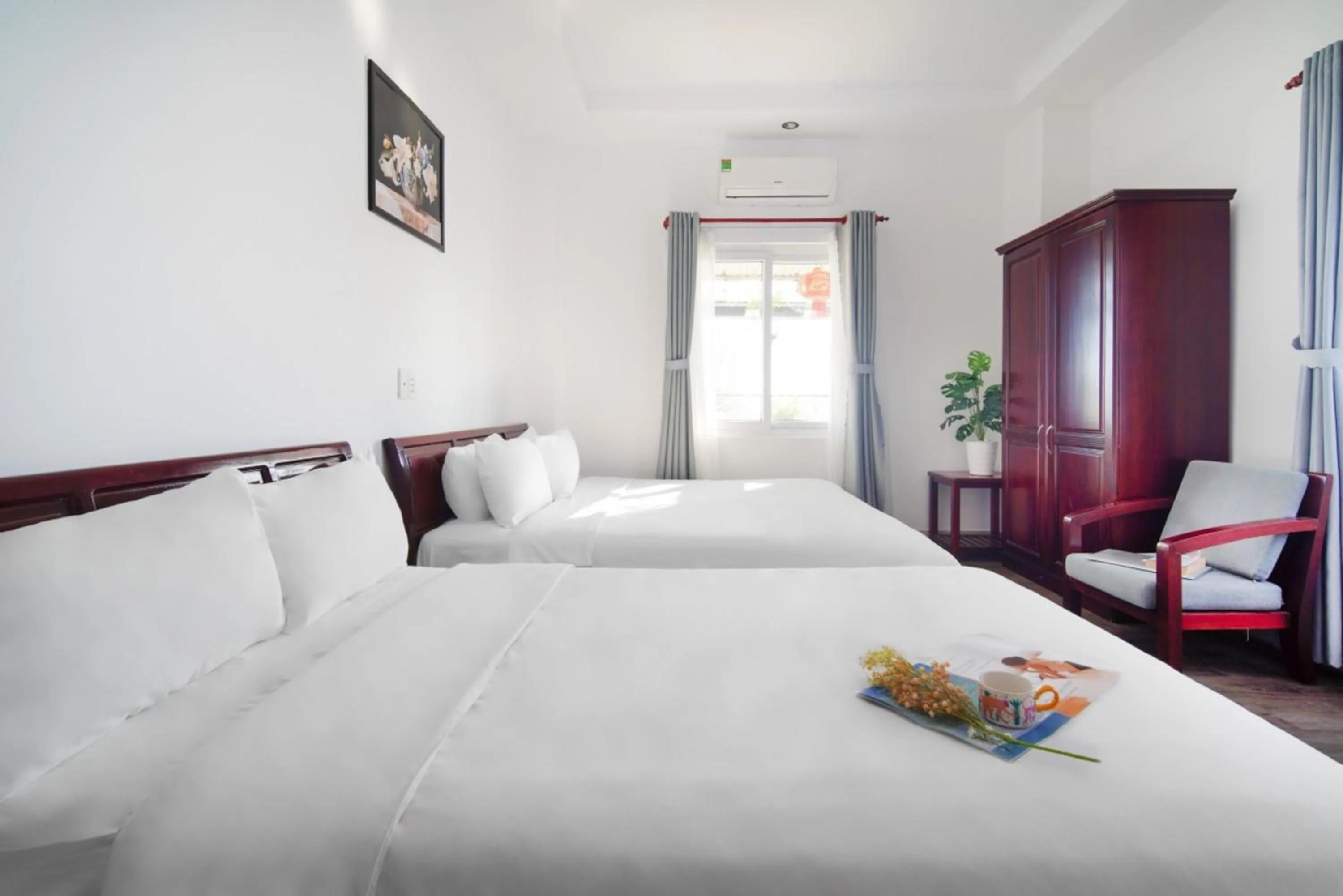 Bed in SKY APARTMENT & HOTEL