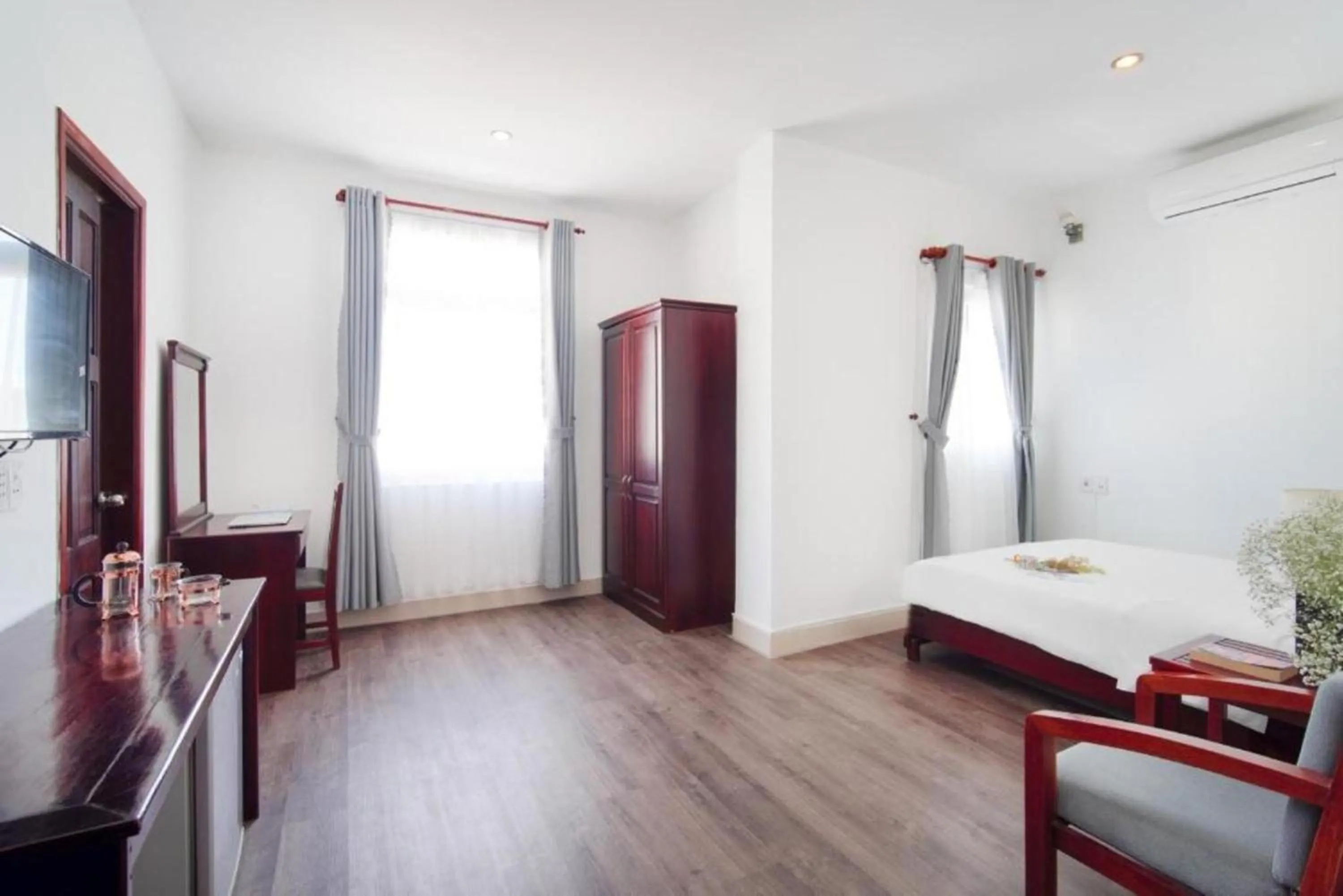 Bed in SKY APARTMENT & HOTEL