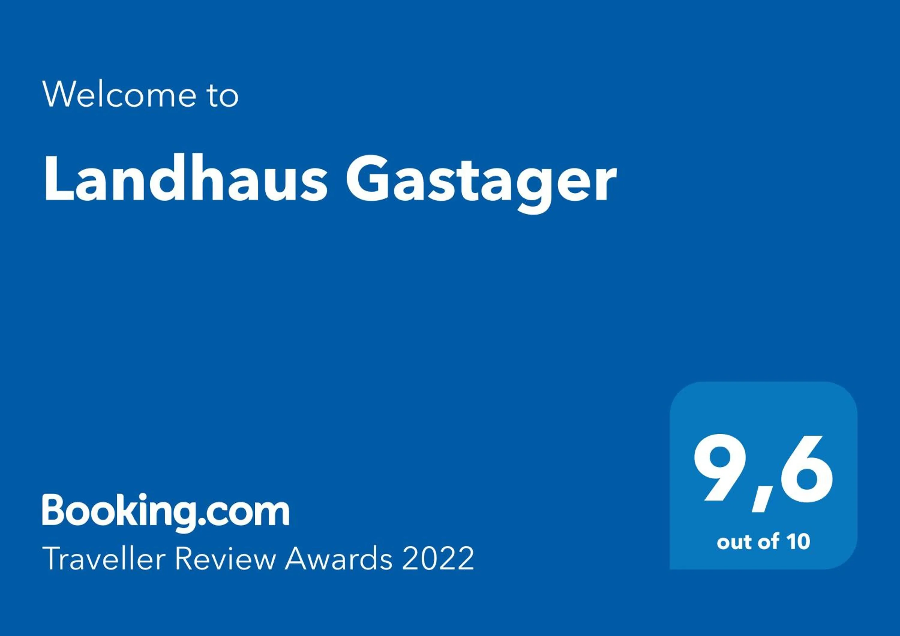 Certificate/Award in Landhaus Gastager