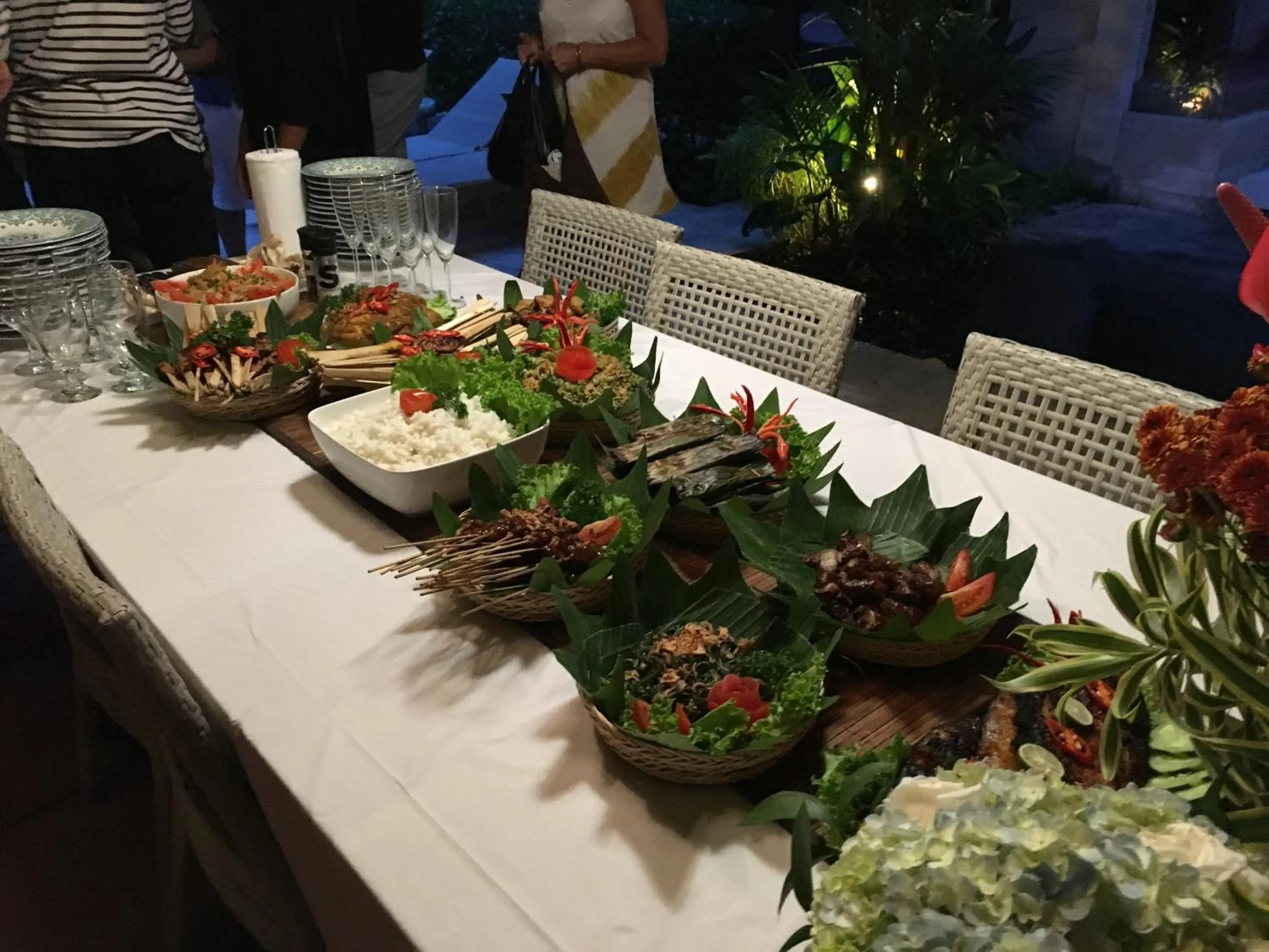 Dinner in Villa Elleo