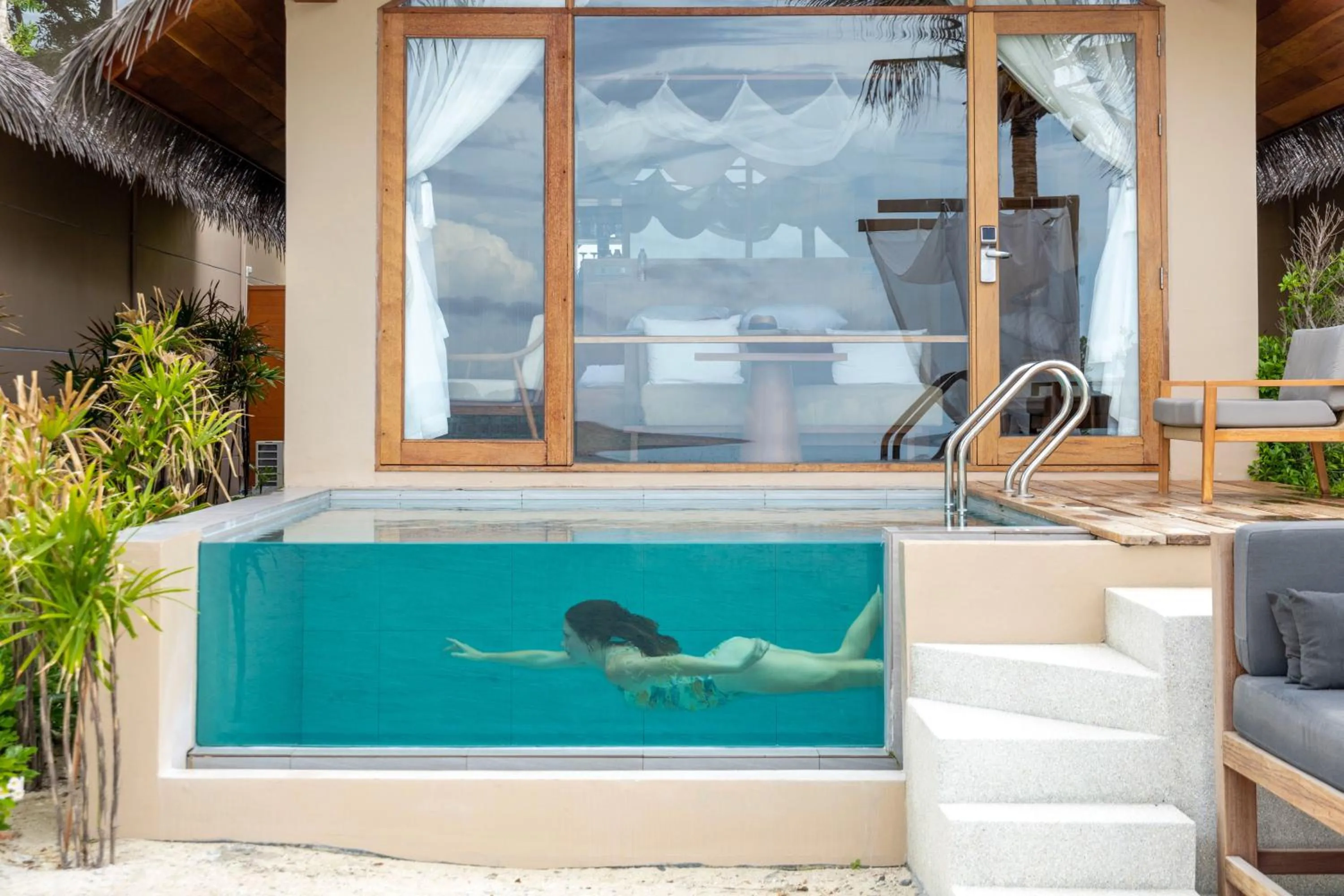 Swimming pool in Irene Pool Villa Resort, Koh Lipe