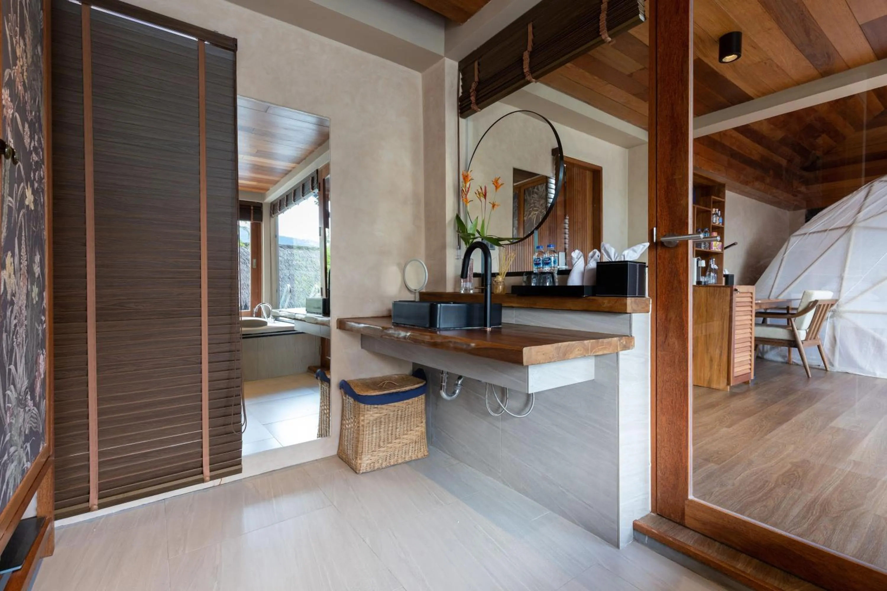 Bathroom, Bed in Irene Pool Villa Resort, Koh Lipe