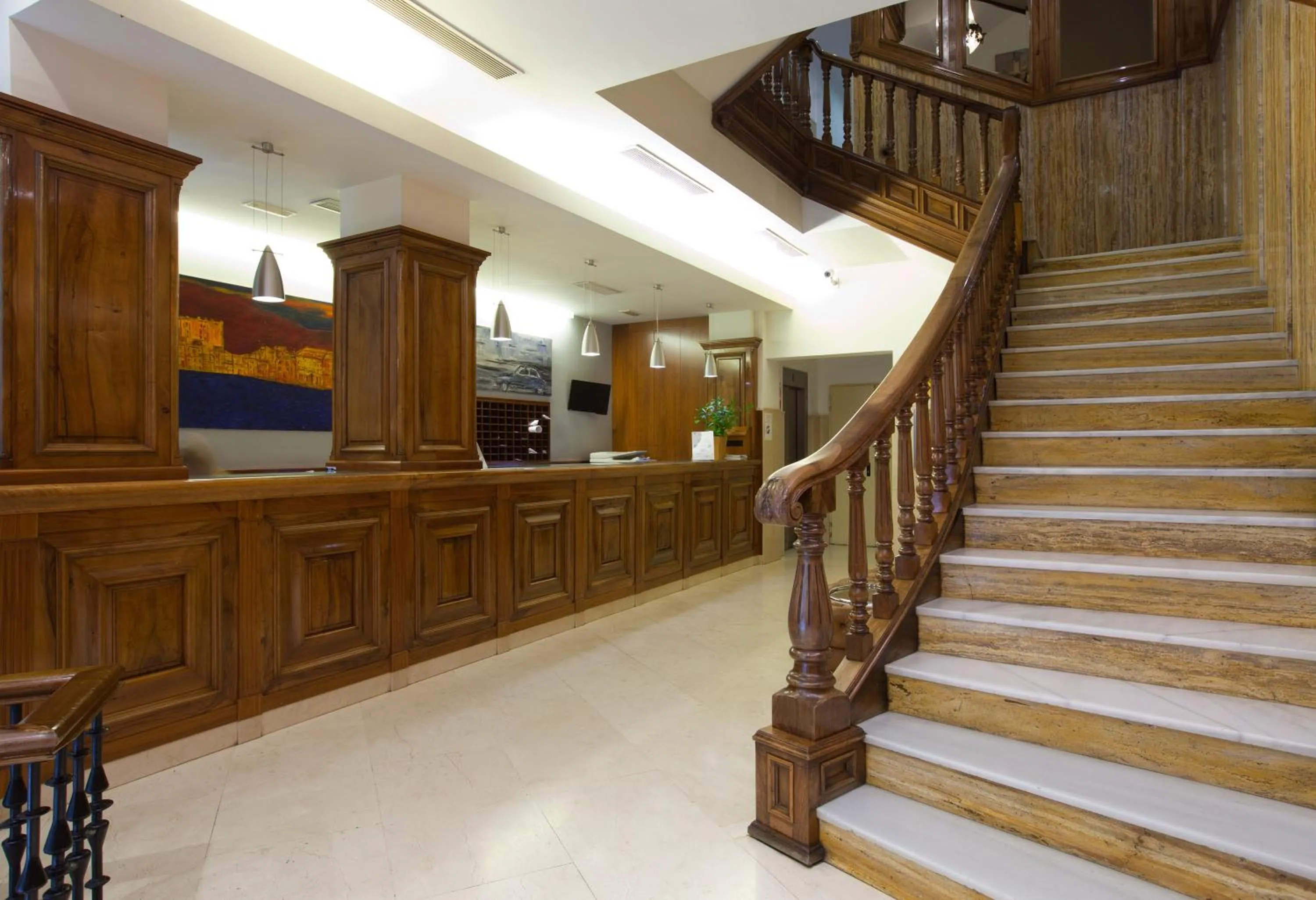 Lobby or reception in Hotel Don Curro