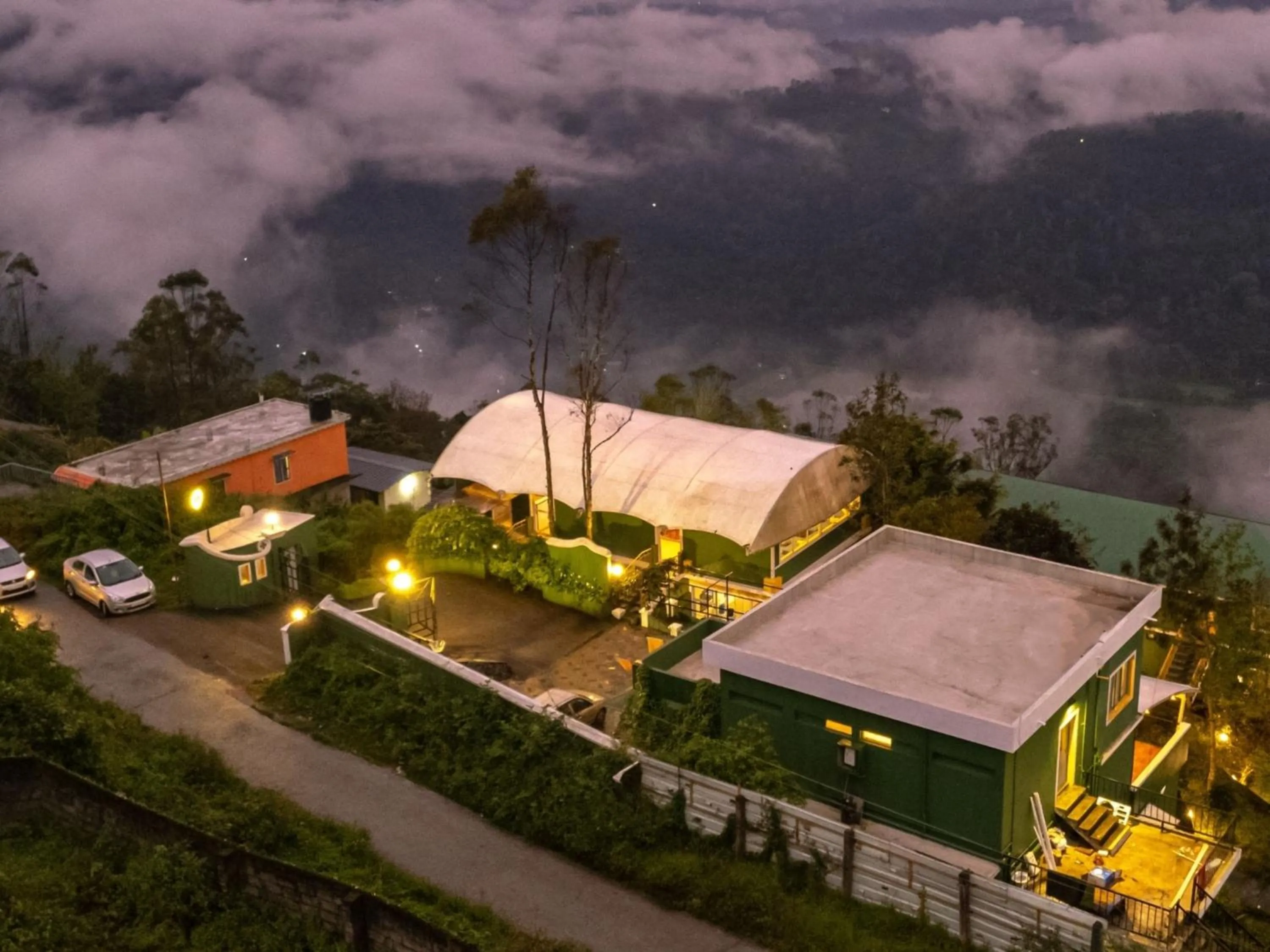 Property building in The Hosteller Munnar