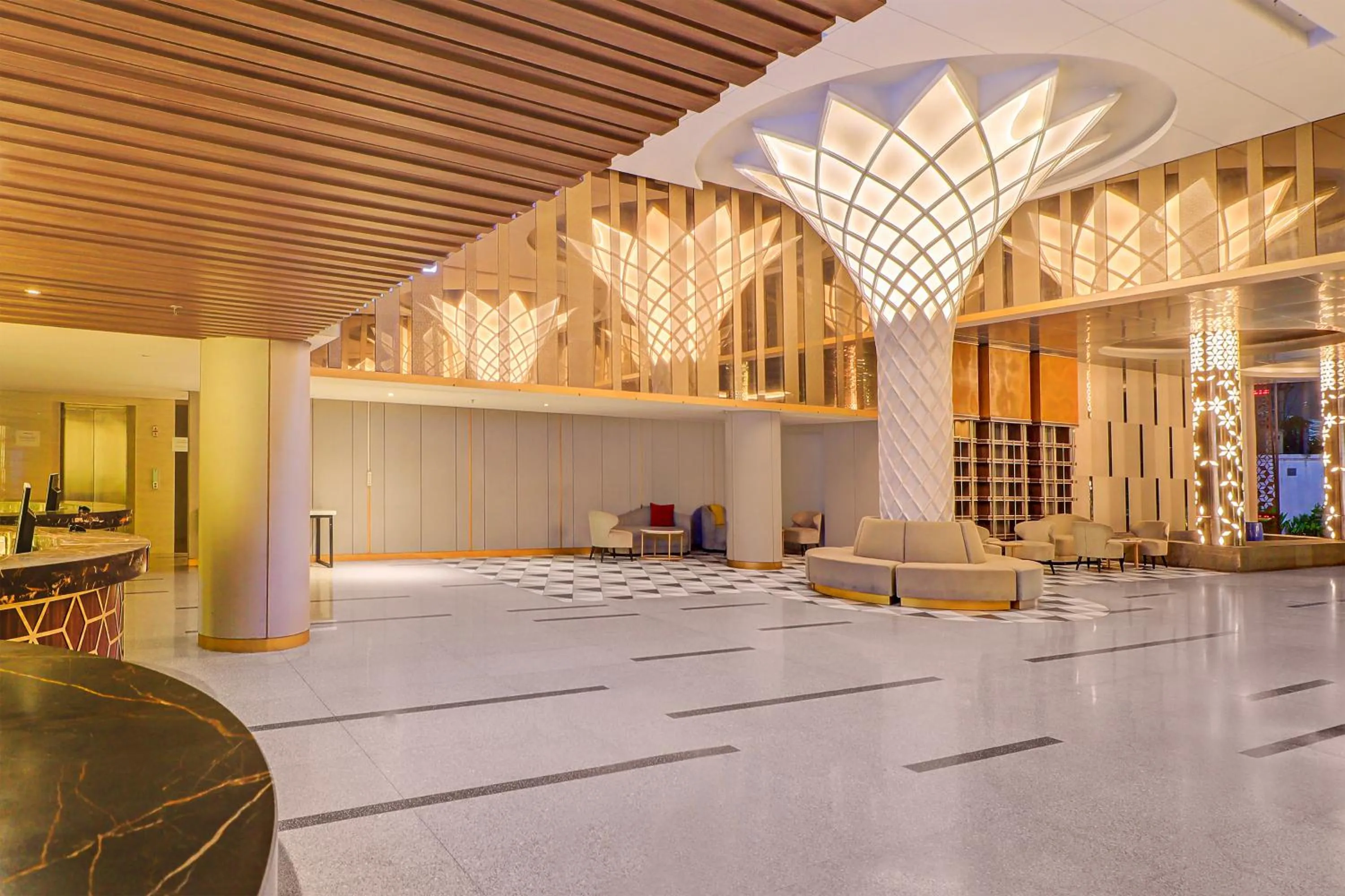 Seating area in Sunday Hotel Arshika Sunset Road