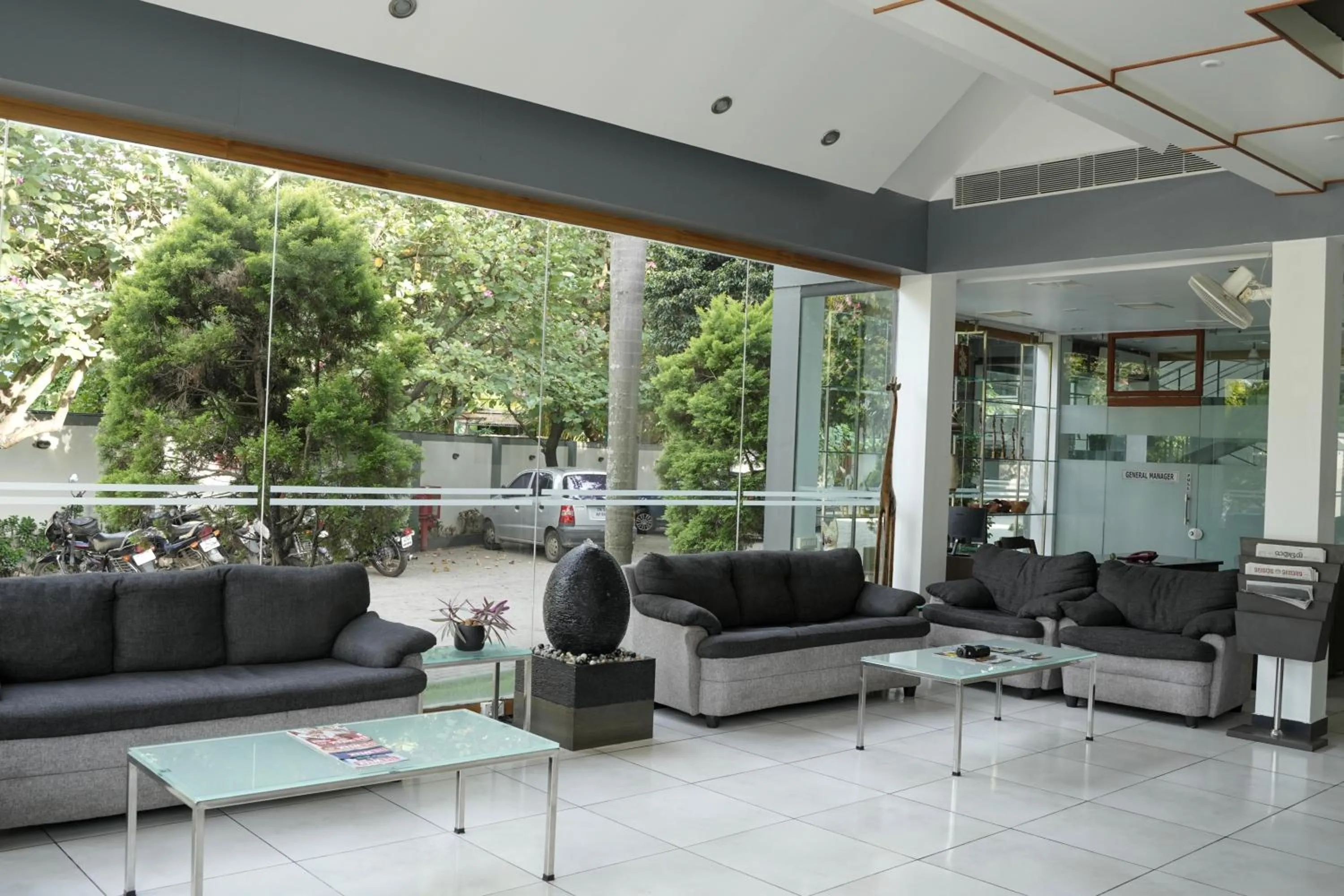 Property building, Seating Area in Hotel Palm shore