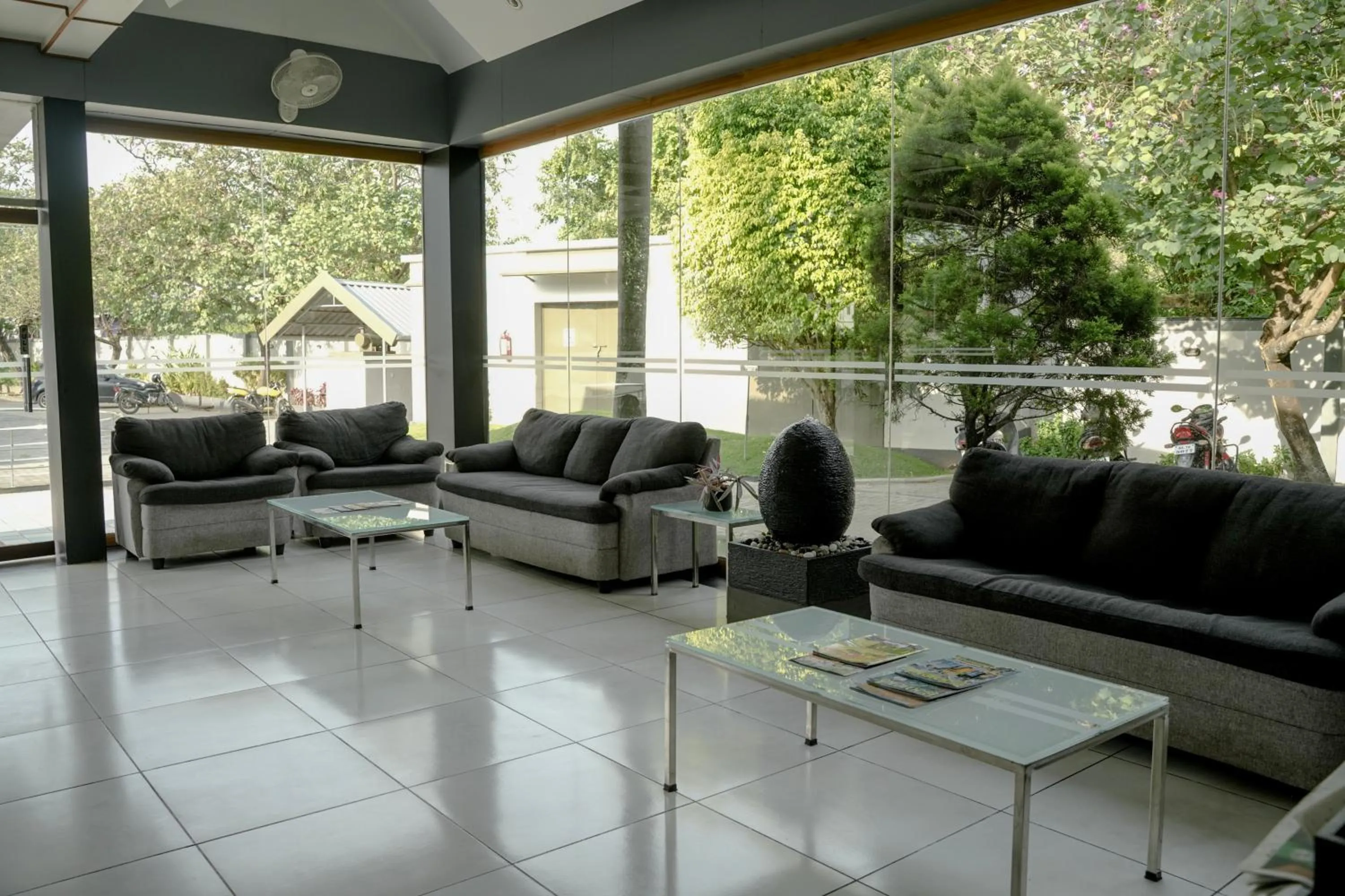 Property building, Seating Area in Hotel Palm shore