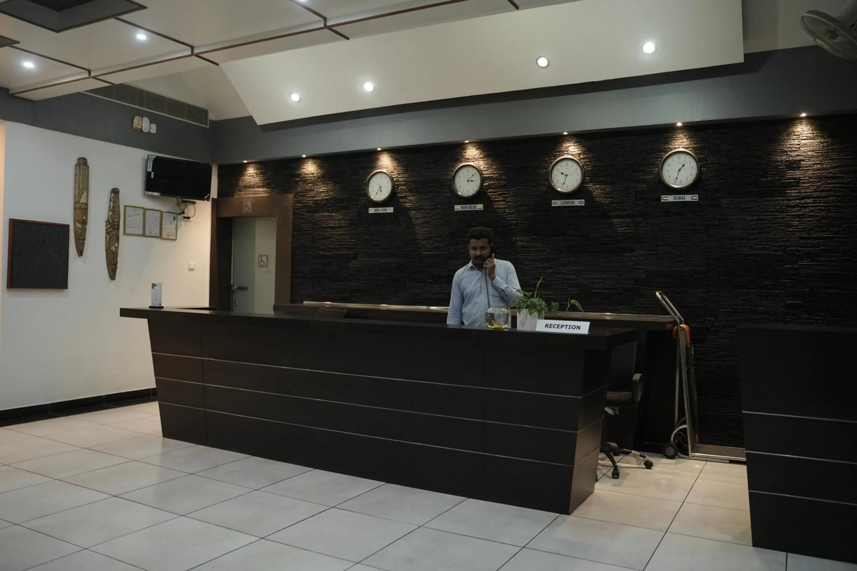 Property building, Lobby/Reception in Hotel Palm shore