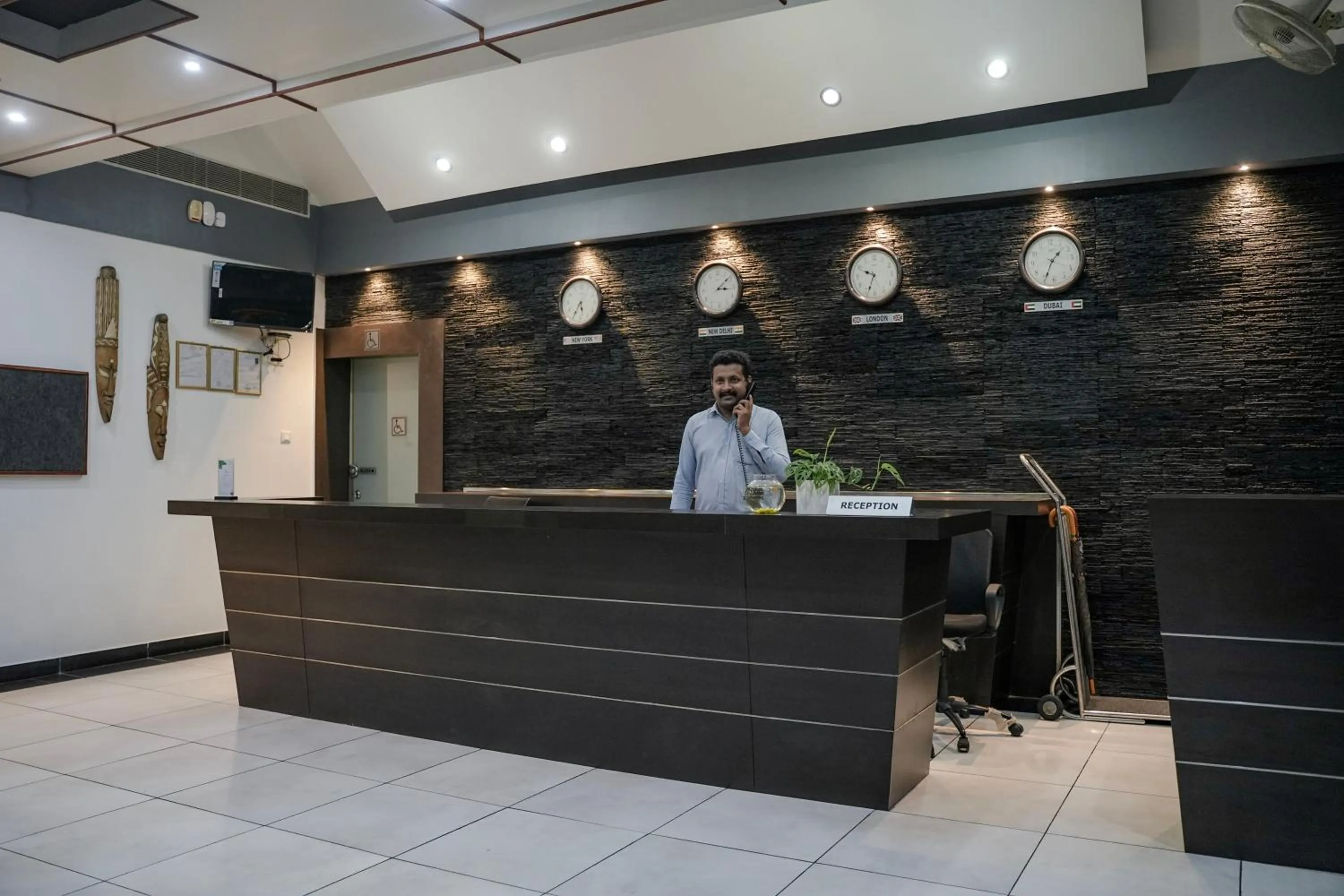 Property building, Lobby/Reception in Hotel Palm shore