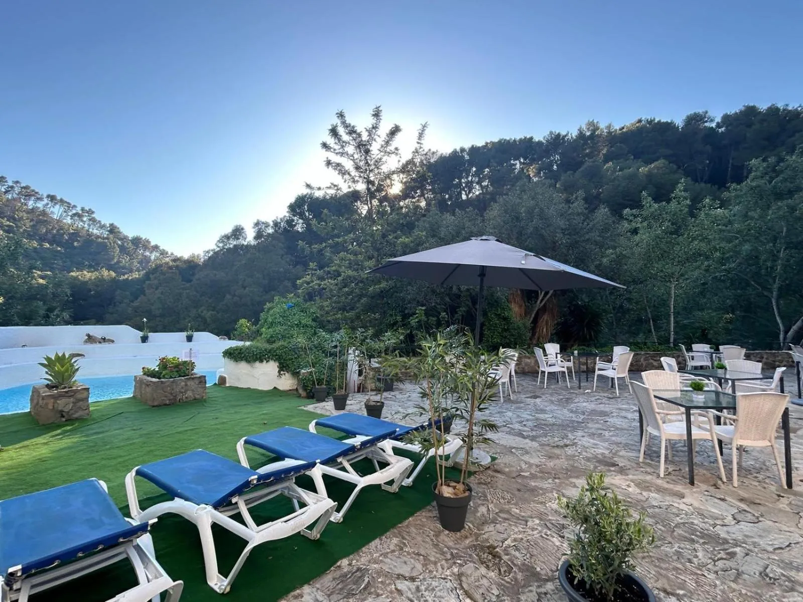 Garden in Hotel Humaina