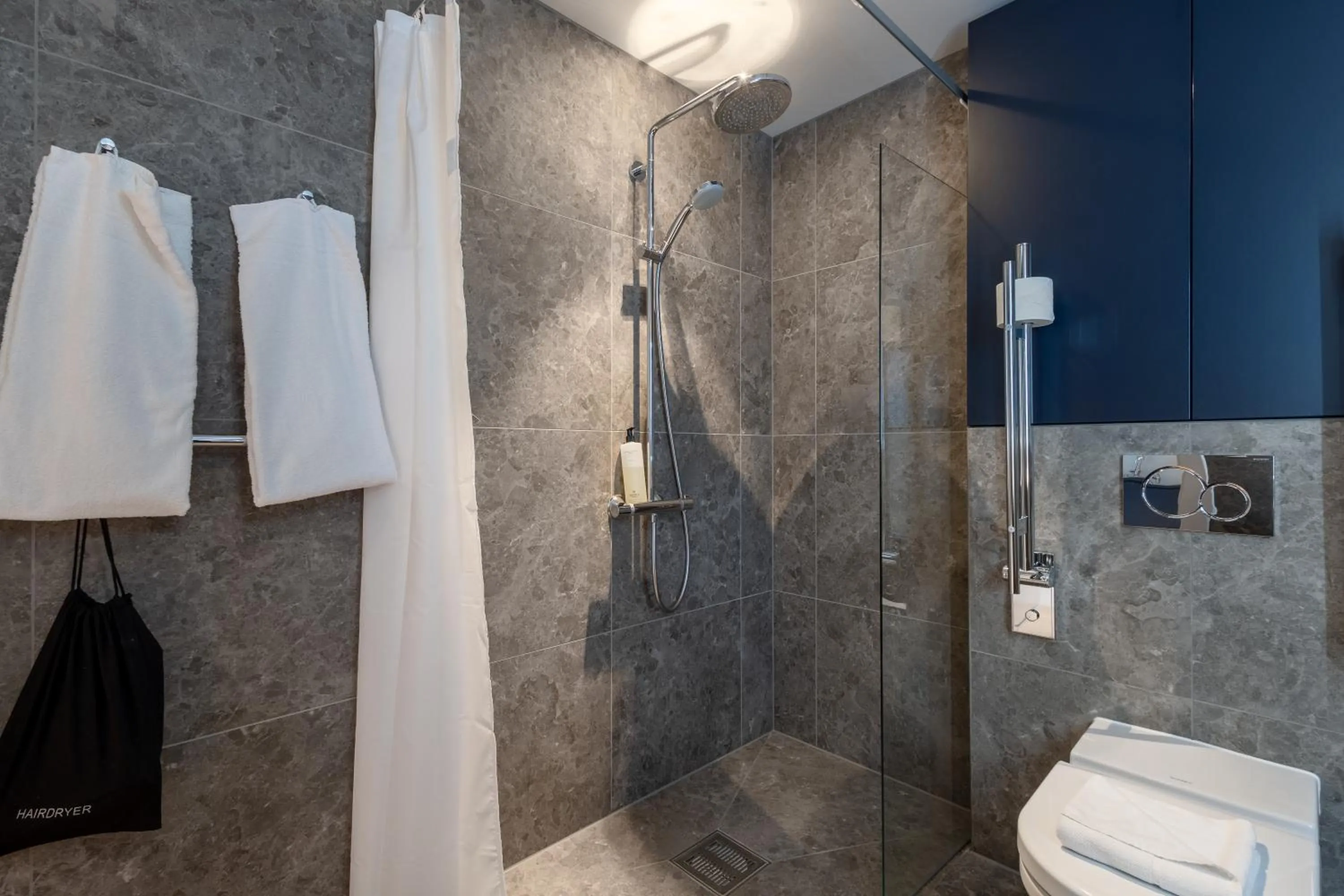 Shower in Unity Malmö - A Studio Hotel