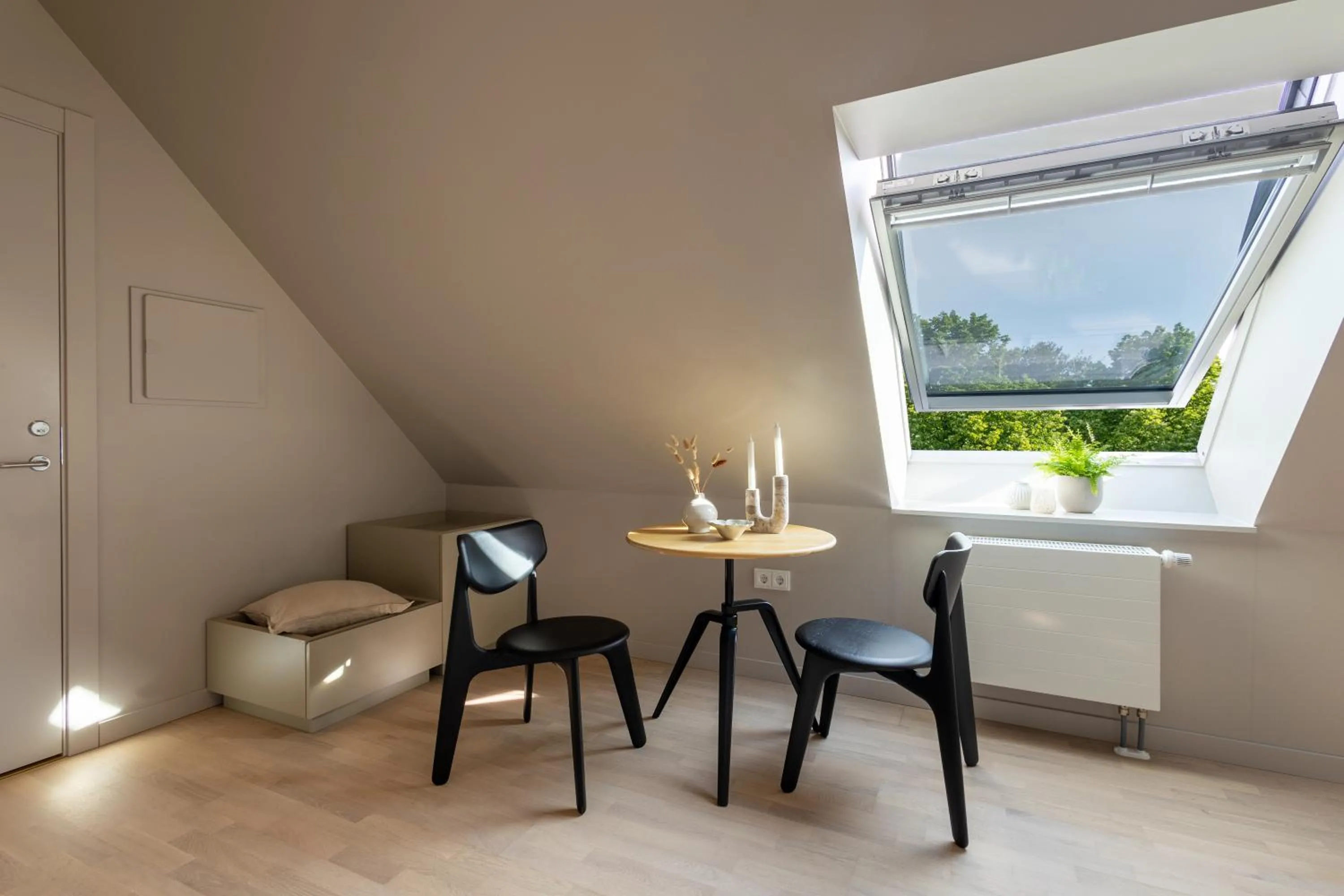 Seating area in Unity Malmö - A Studio Hotel