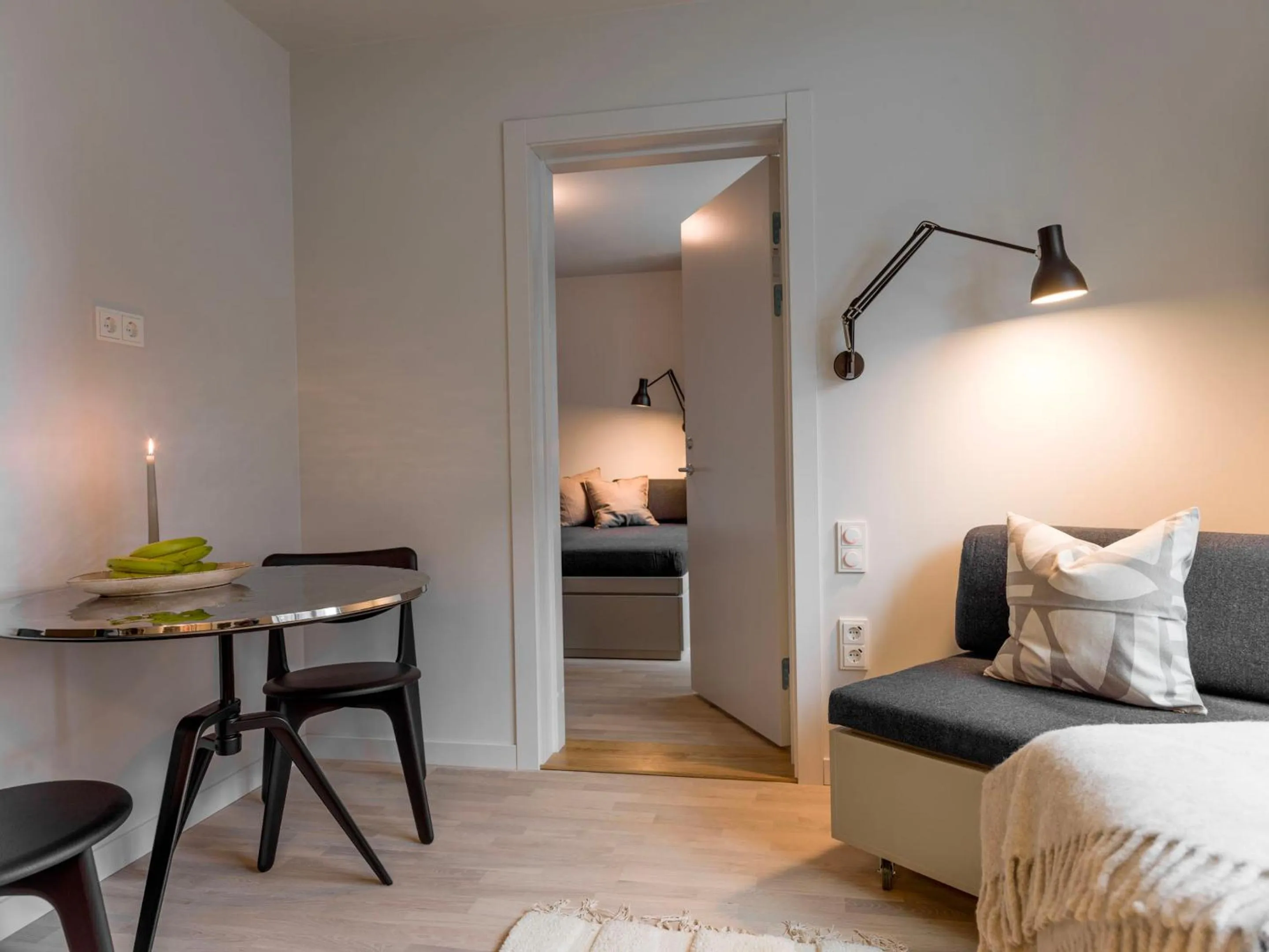 Seating area, Bed in Unity Malmö - A Studio Hotel