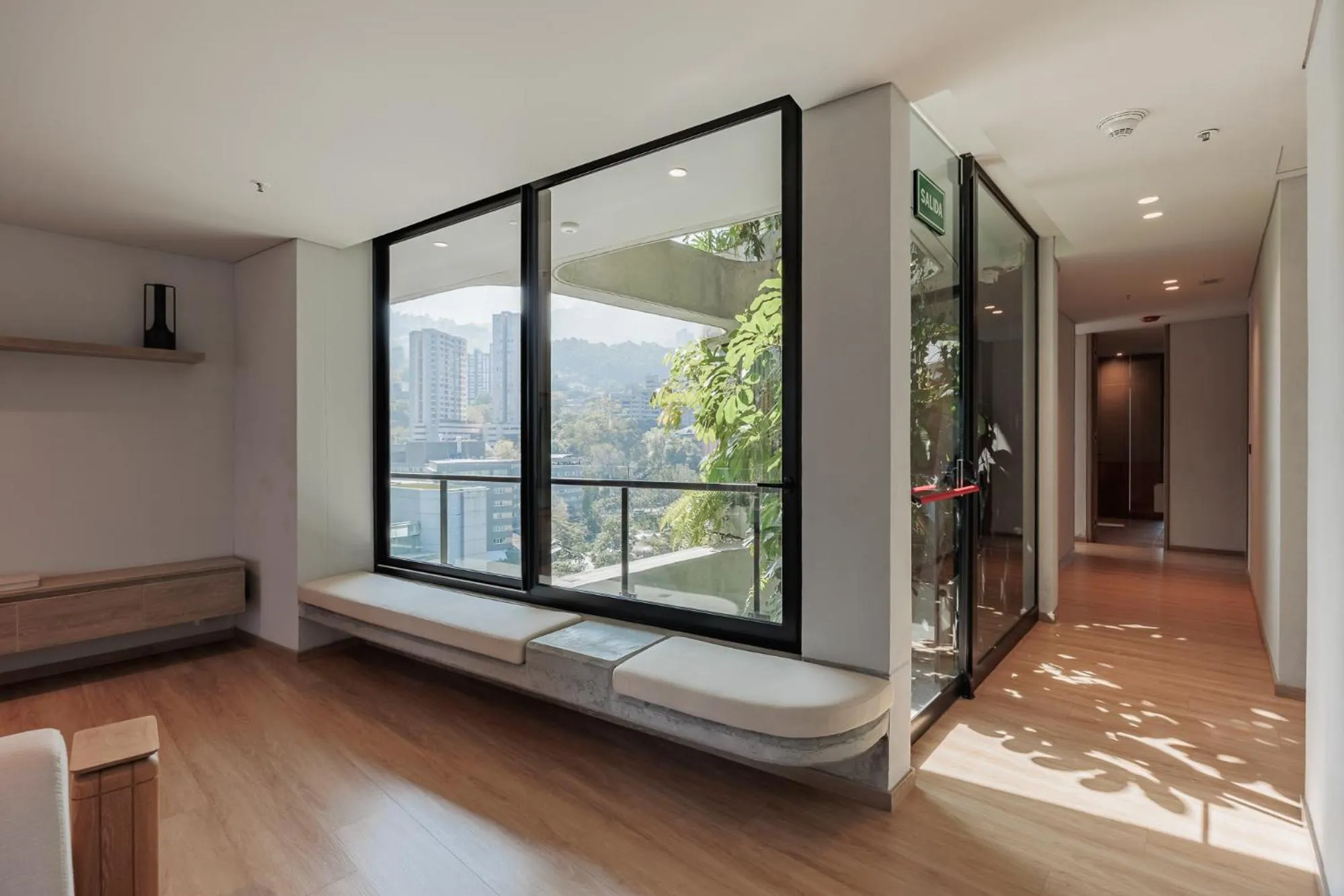 City view, Bed in Seissta Medellín