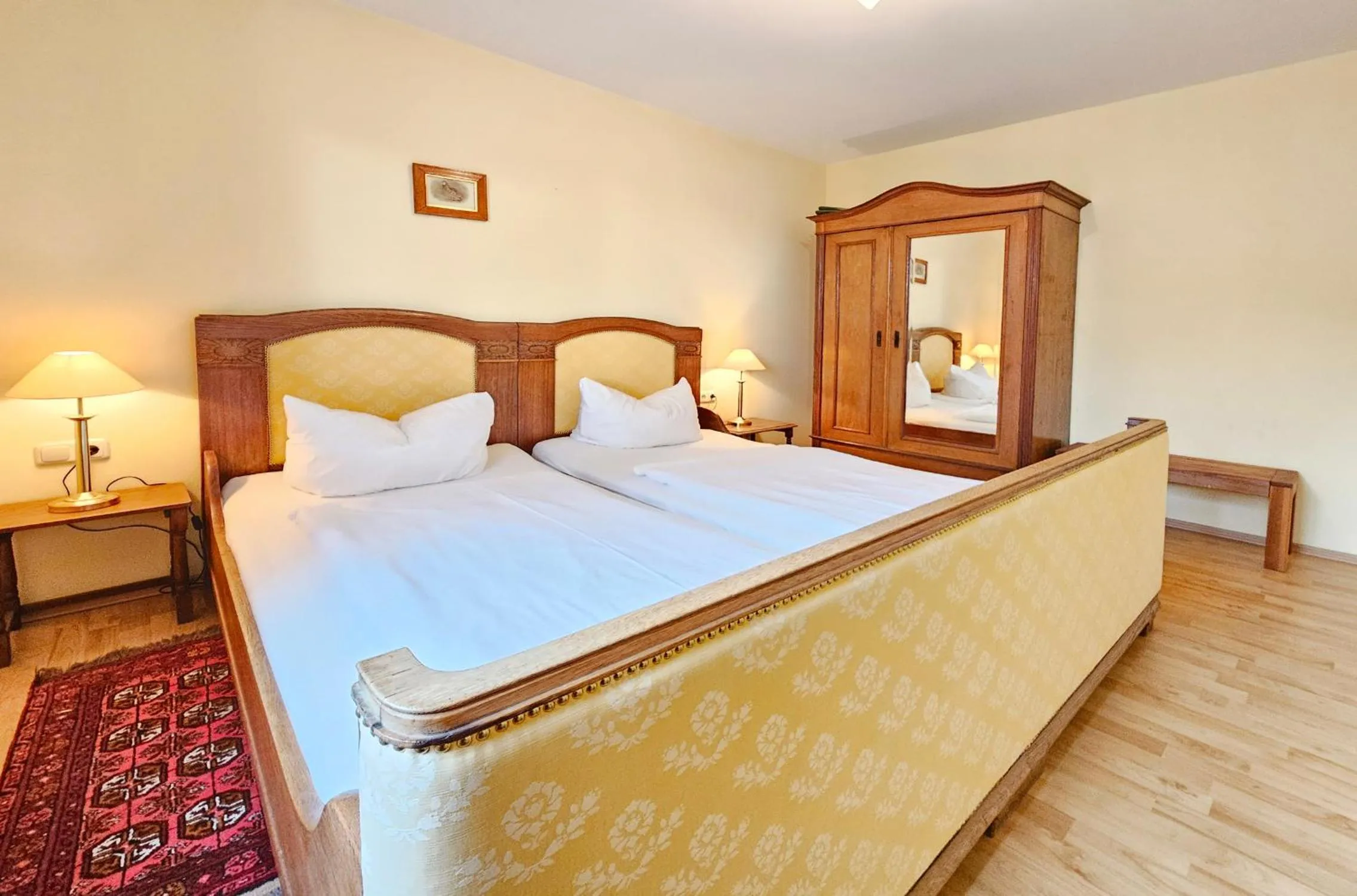 Bedroom, Bed in Haus auf der Höhe - FeWo Neuhof