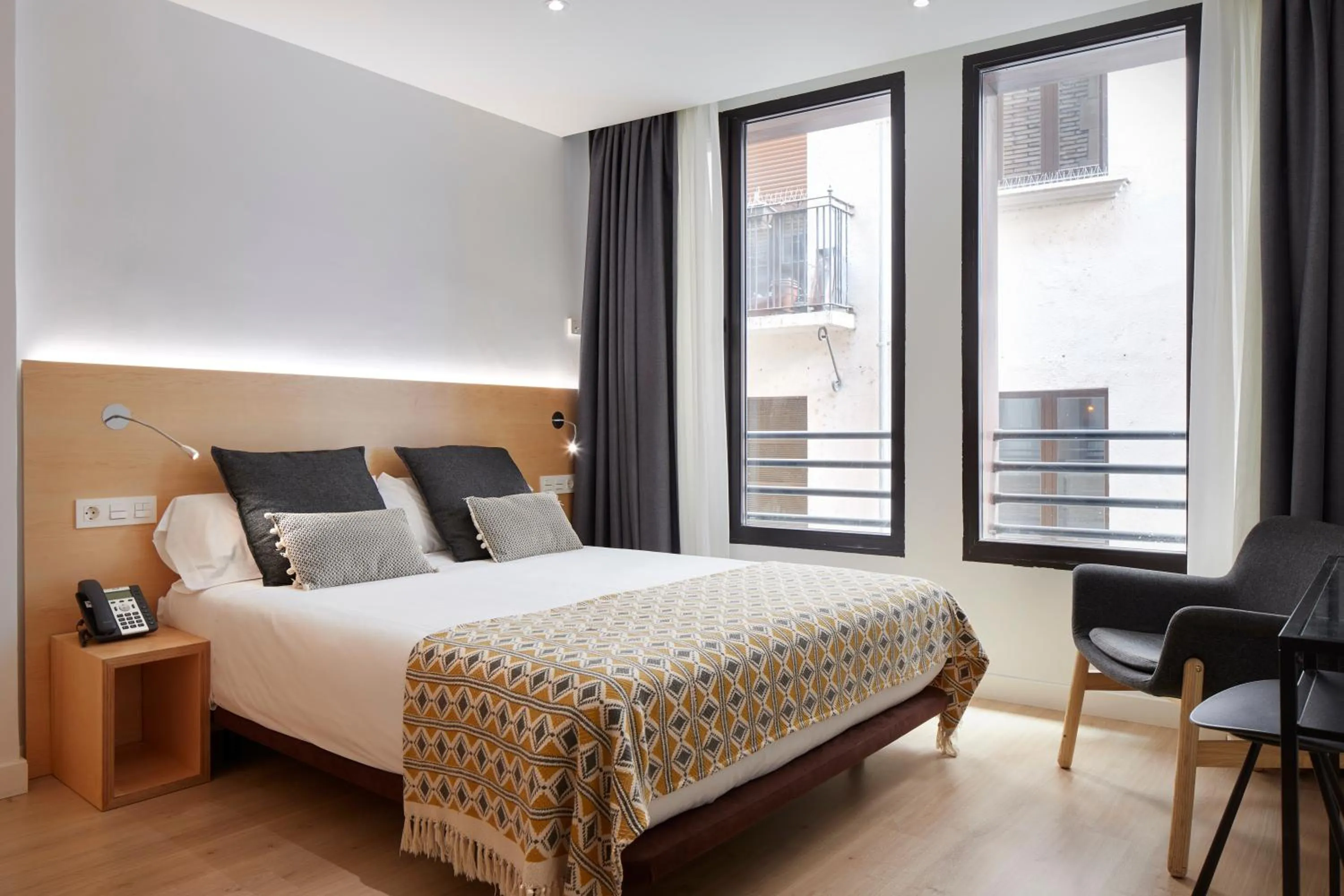 Bed in Hostal Arriazu