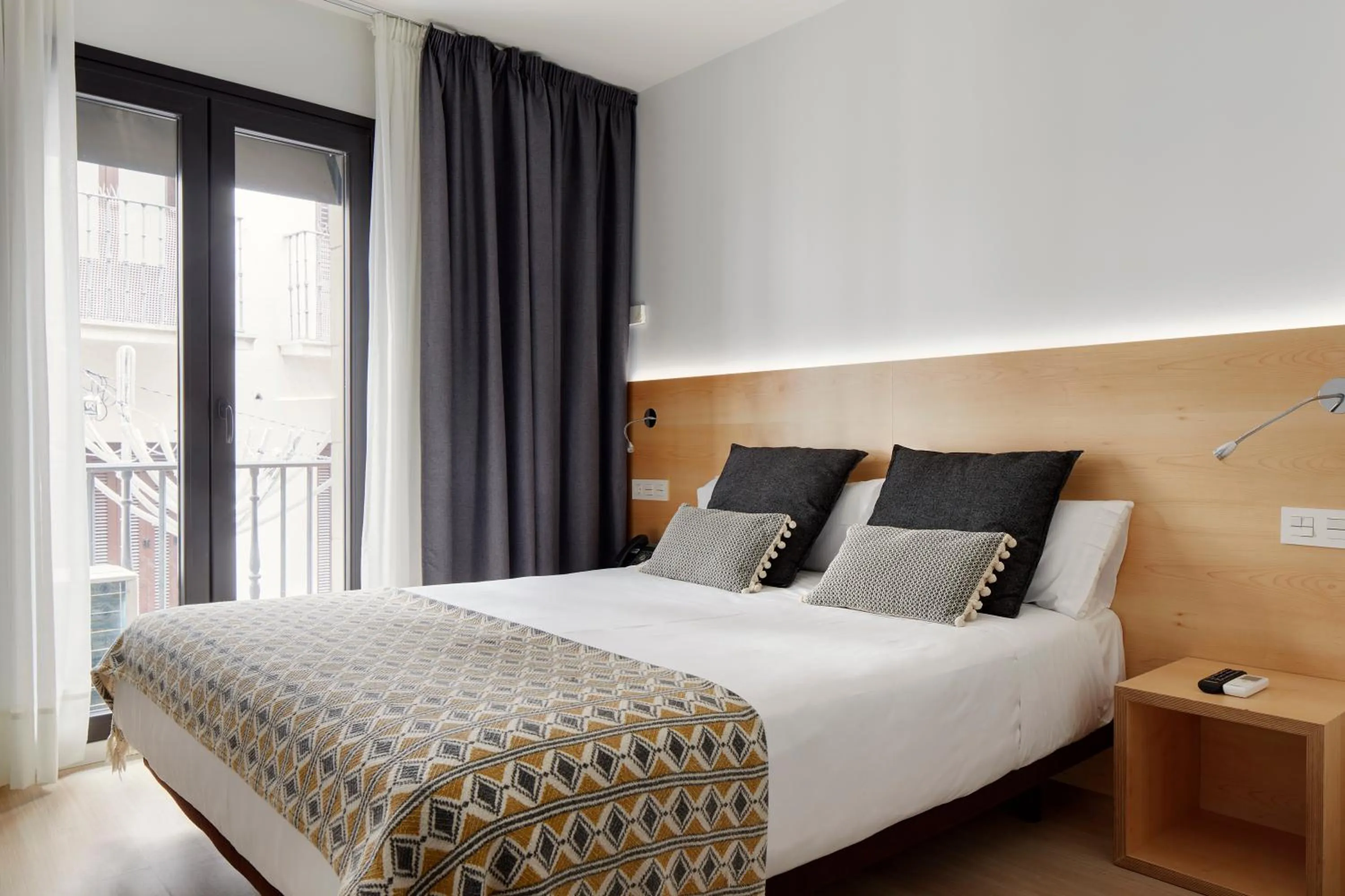 Bed in Hostal Arriazu