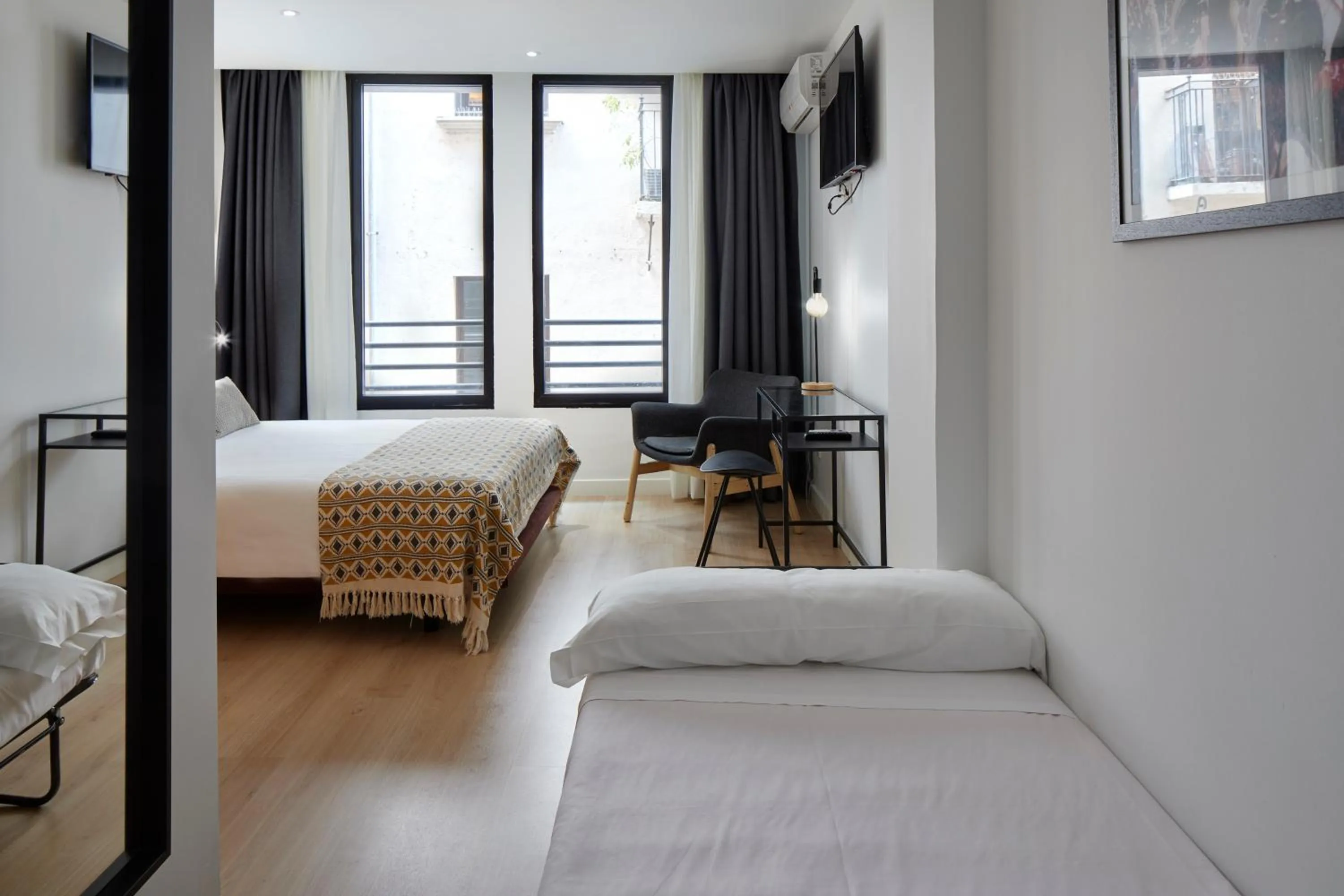 Bed in Hostal Arriazu