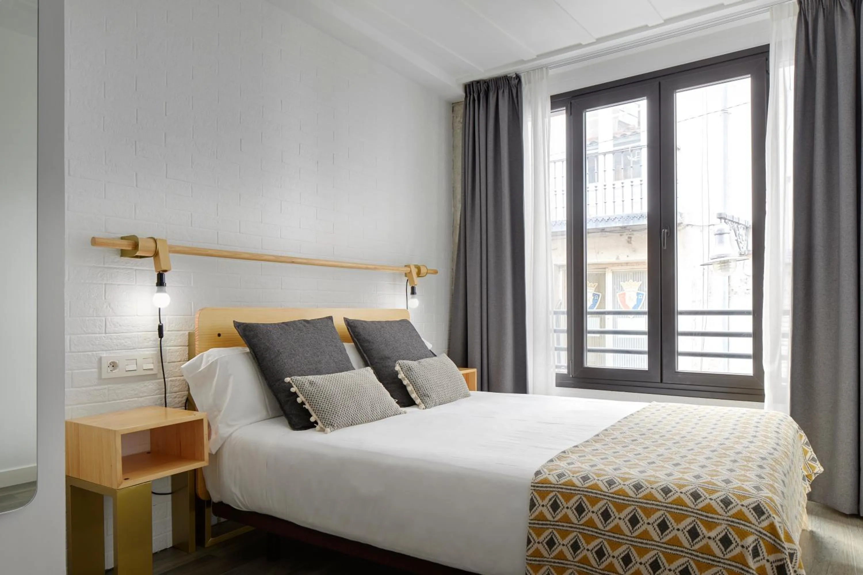 Bed in Hostal Arriazu