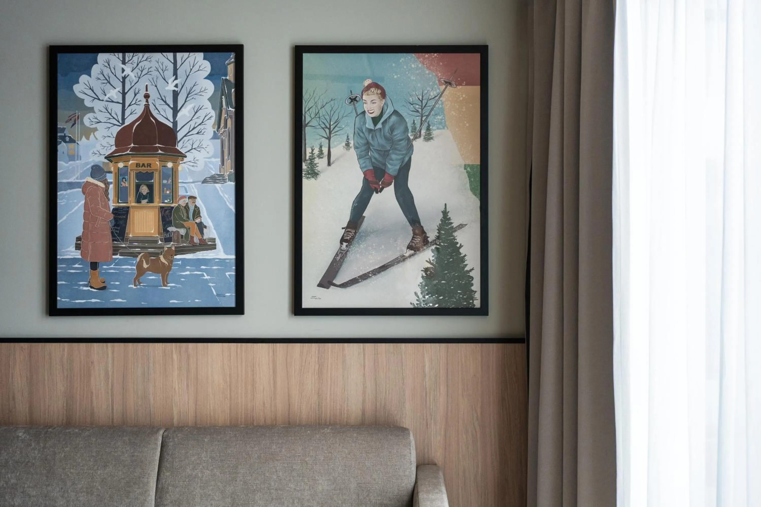 Living room in Skaret by VANDER