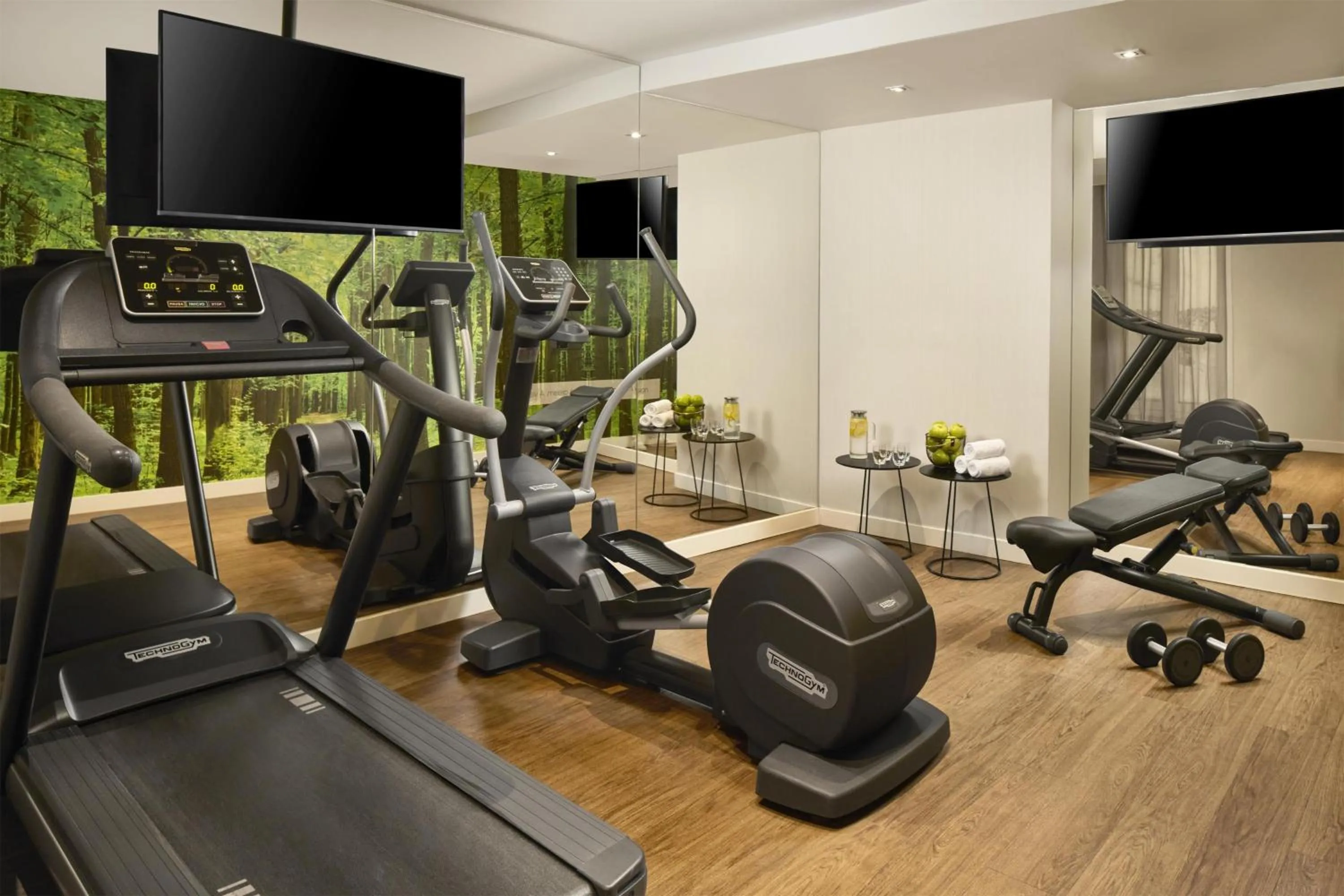 Fitness centre/facilities in NH Madrid Nacional