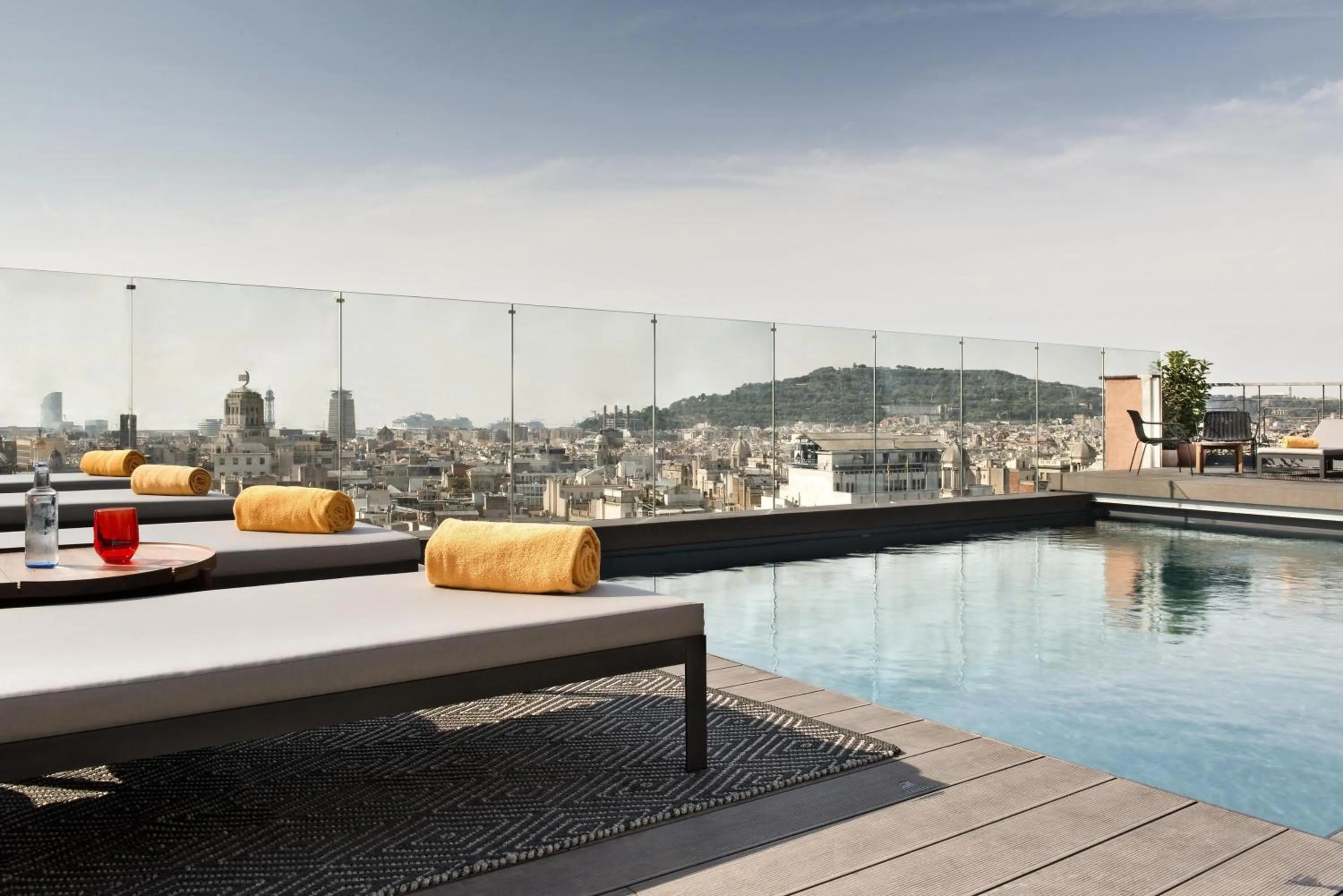 Pool view in NH Collection Barcelona Gran Hotel Calderon