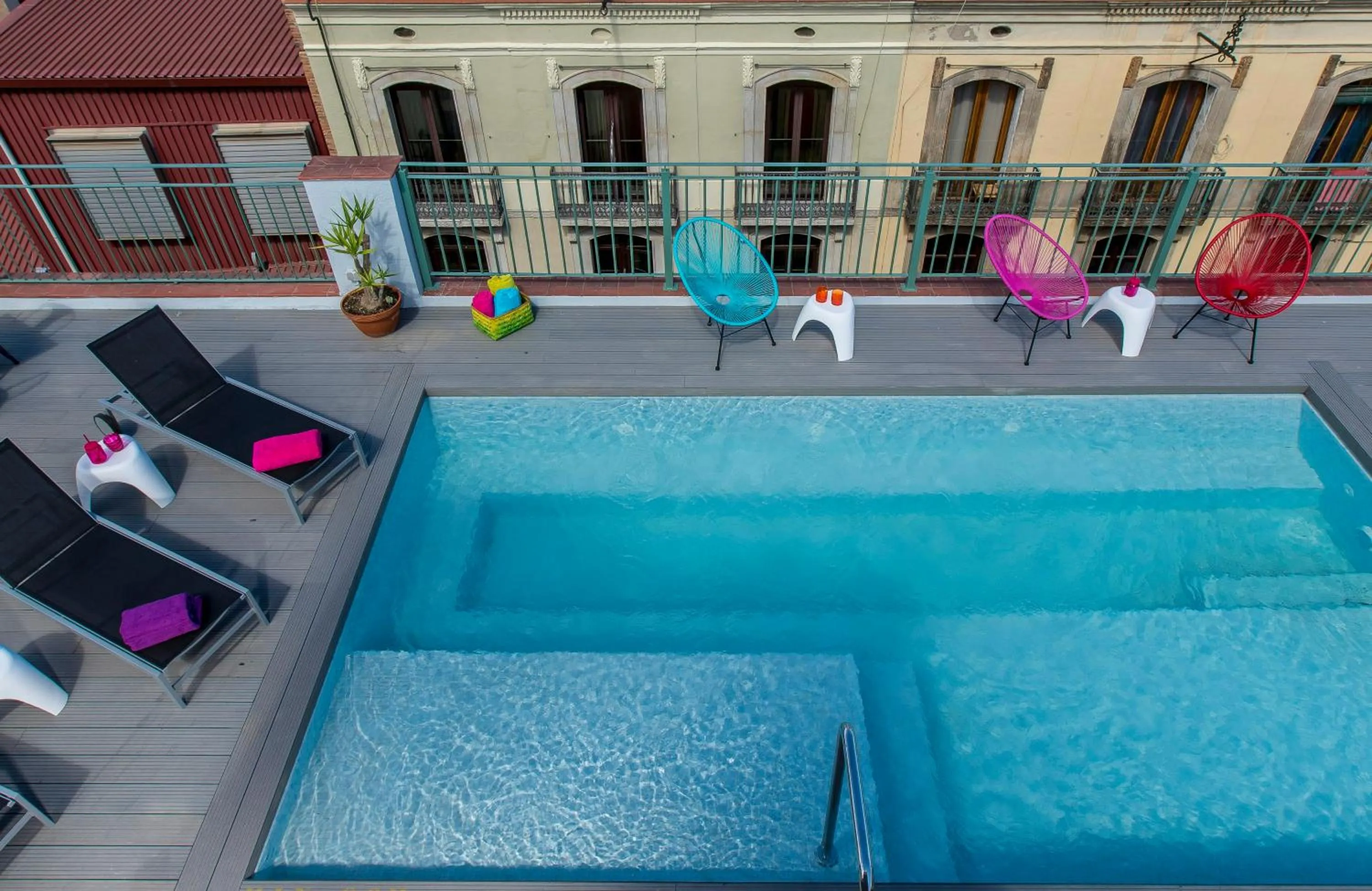 Swimming pool in Leonardo Hotel Barcelona Las Ramblas