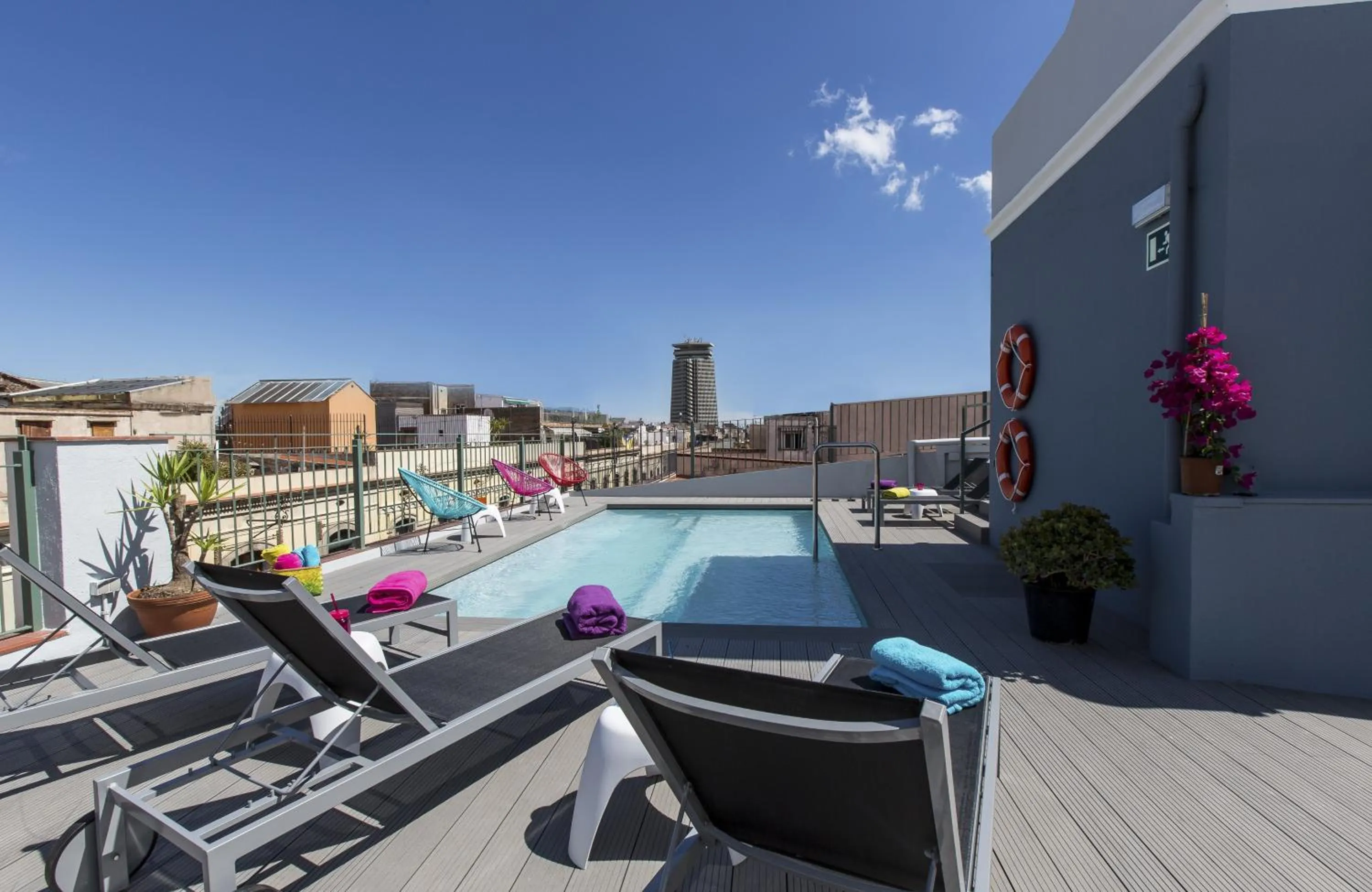 Swimming pool in Leonardo Hotel Barcelona Las Ramblas
